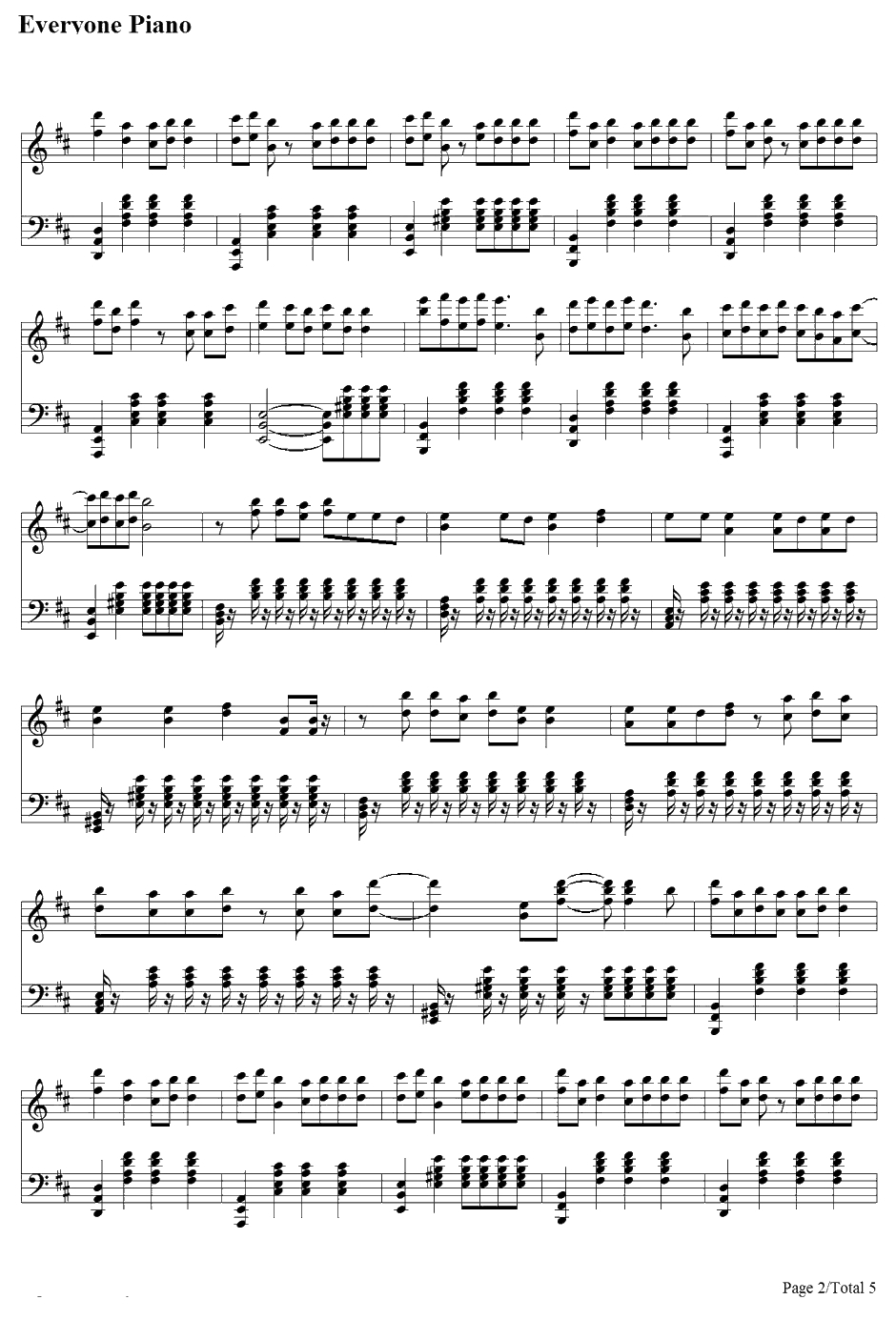 Sweet Little Something钢琴谱-JasonAldean2