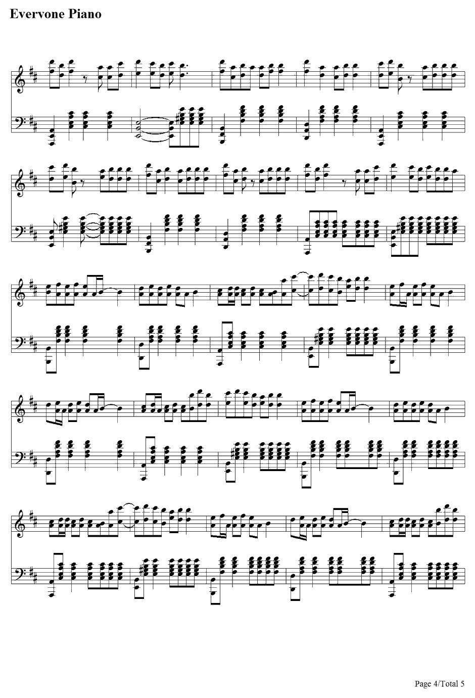 Sweet Little Something钢琴谱-JasonAldean4