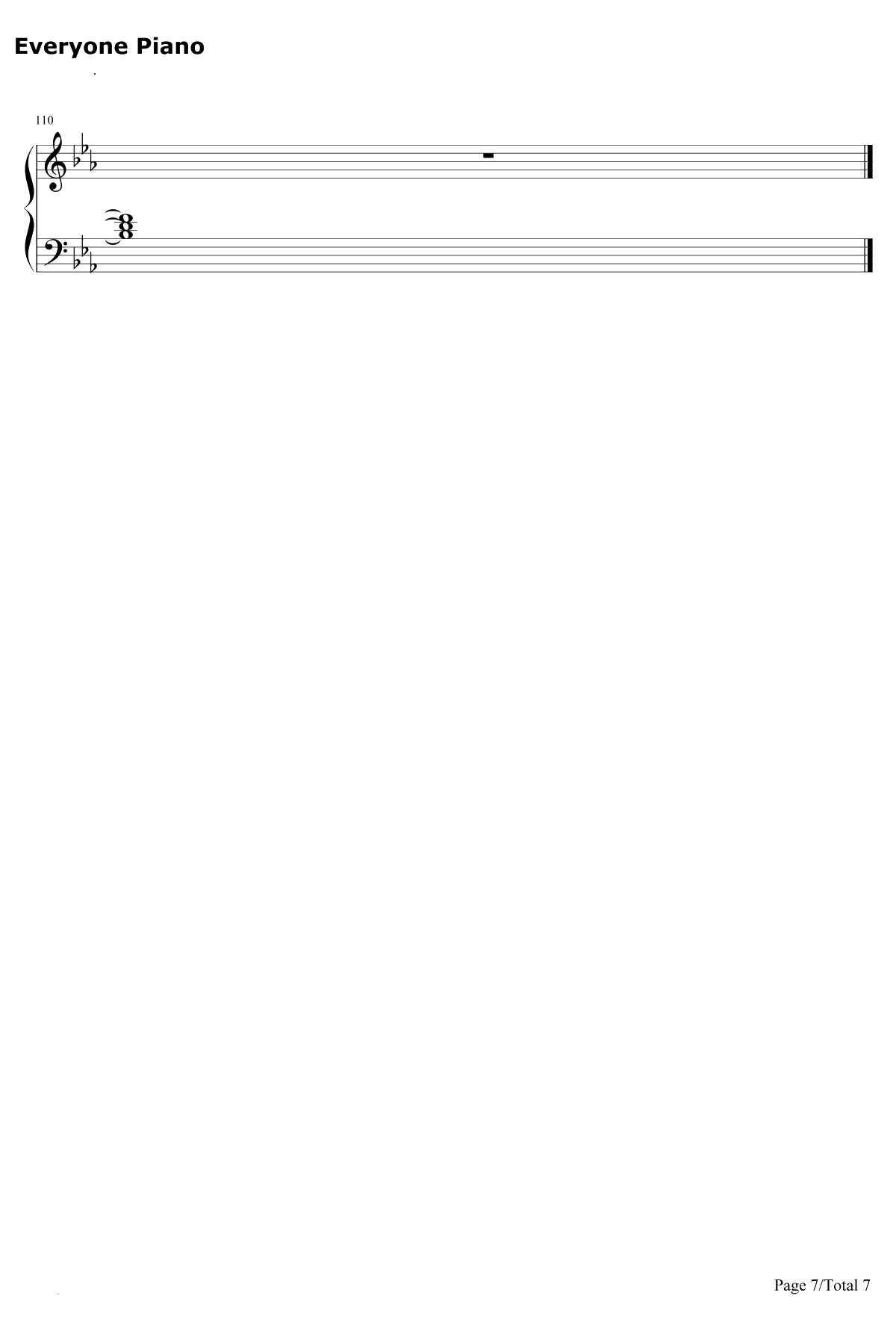 Blame钢琴谱-CalvinHarrisft.JohnNewman7