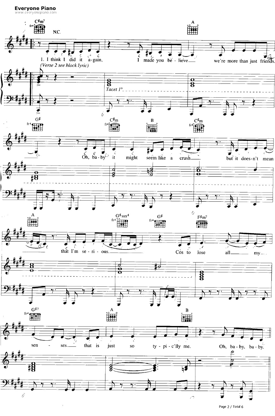 Oops!...IDidItAgain钢琴谱-BritneySpears布兰妮·斯皮尔斯2