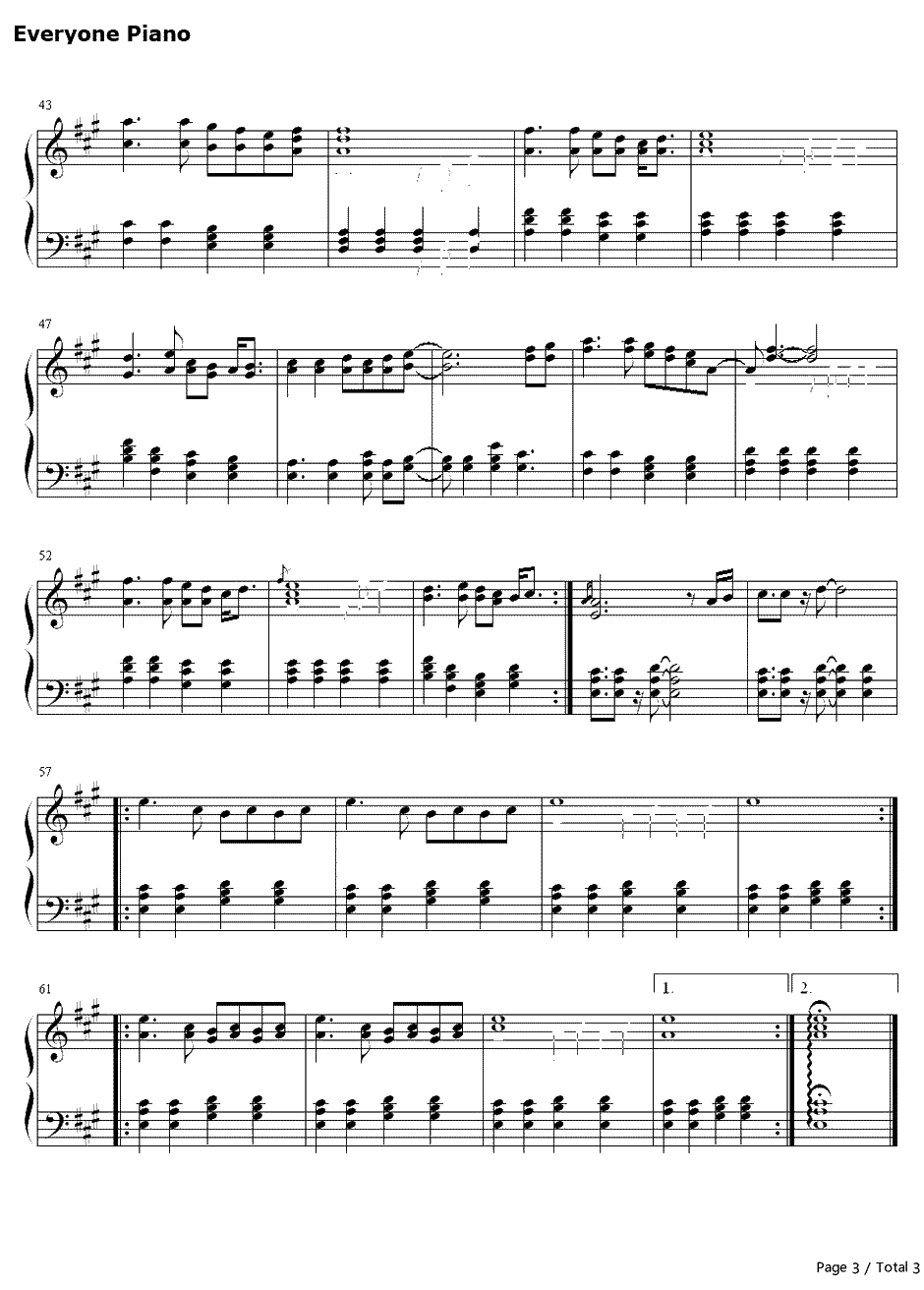 因你而在钢琴谱-林俊杰最新单曲3