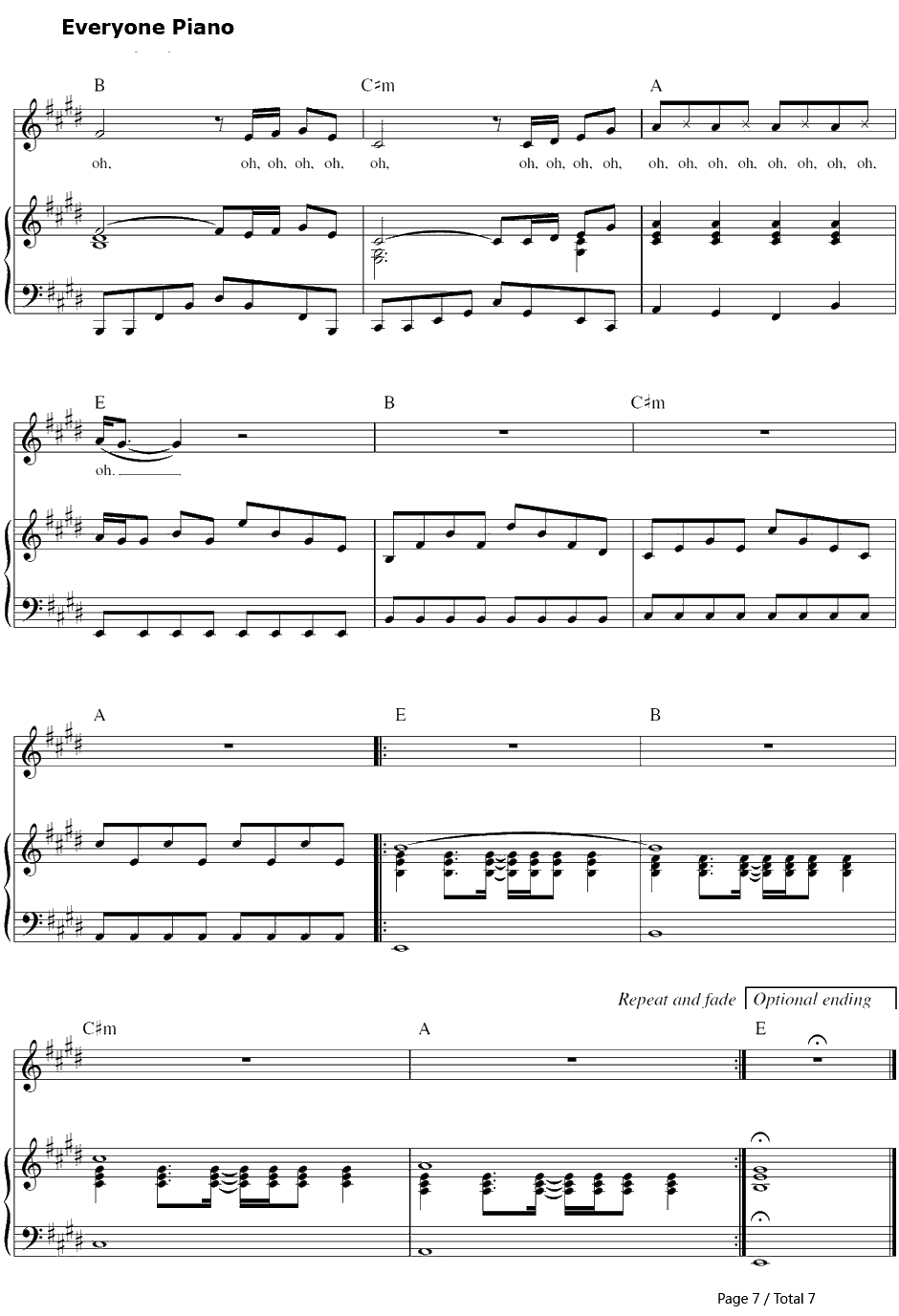 No One钢琴谱-AliciaKeys7