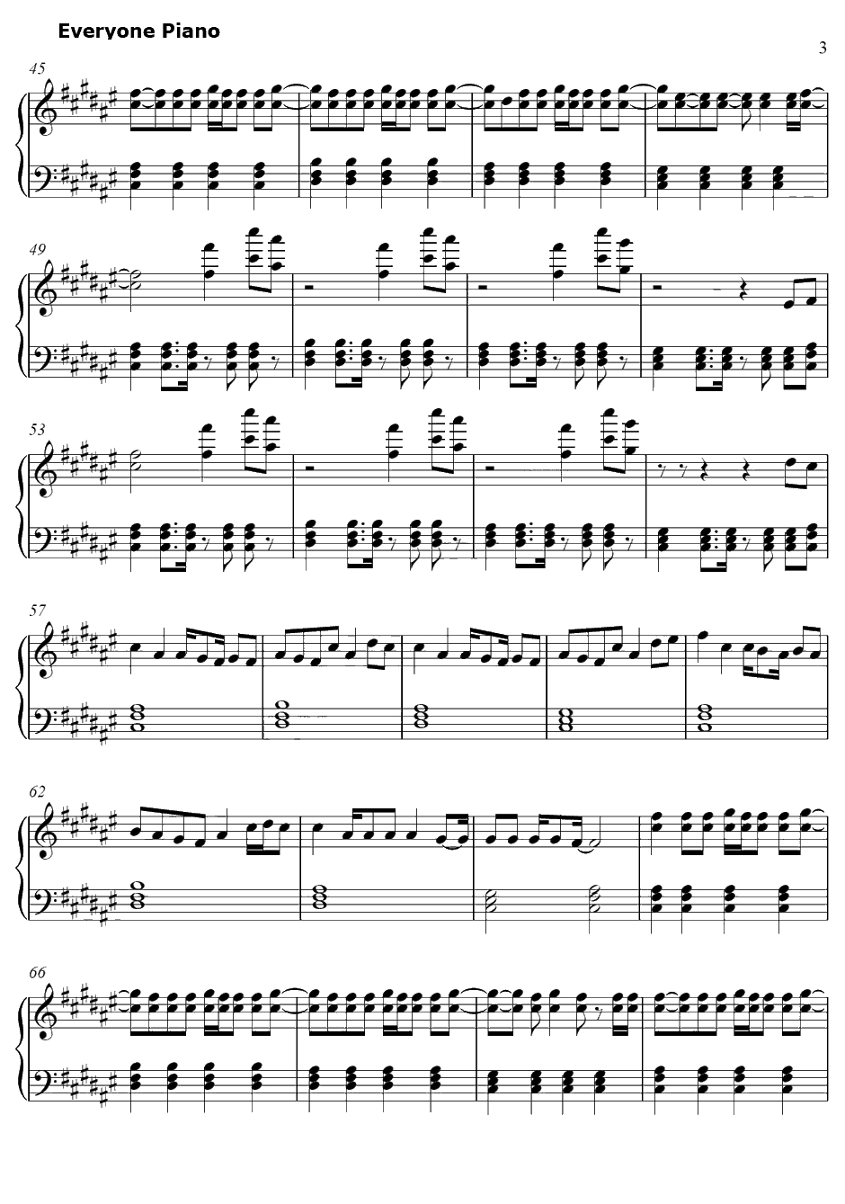 Good Life钢琴谱-OneRepublic3