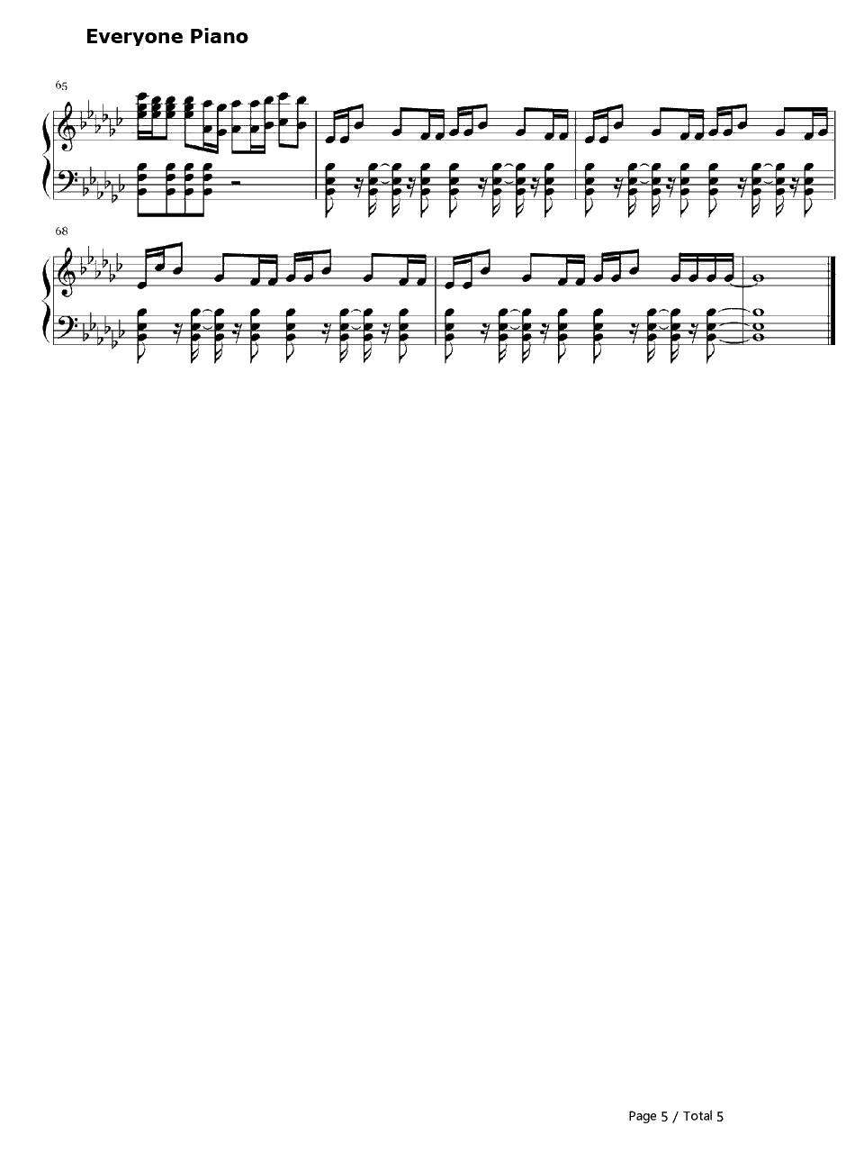 Black Widow钢琴谱-IggyAzaleaft.RitaOra-IggyAzaleaft.RitaOra5