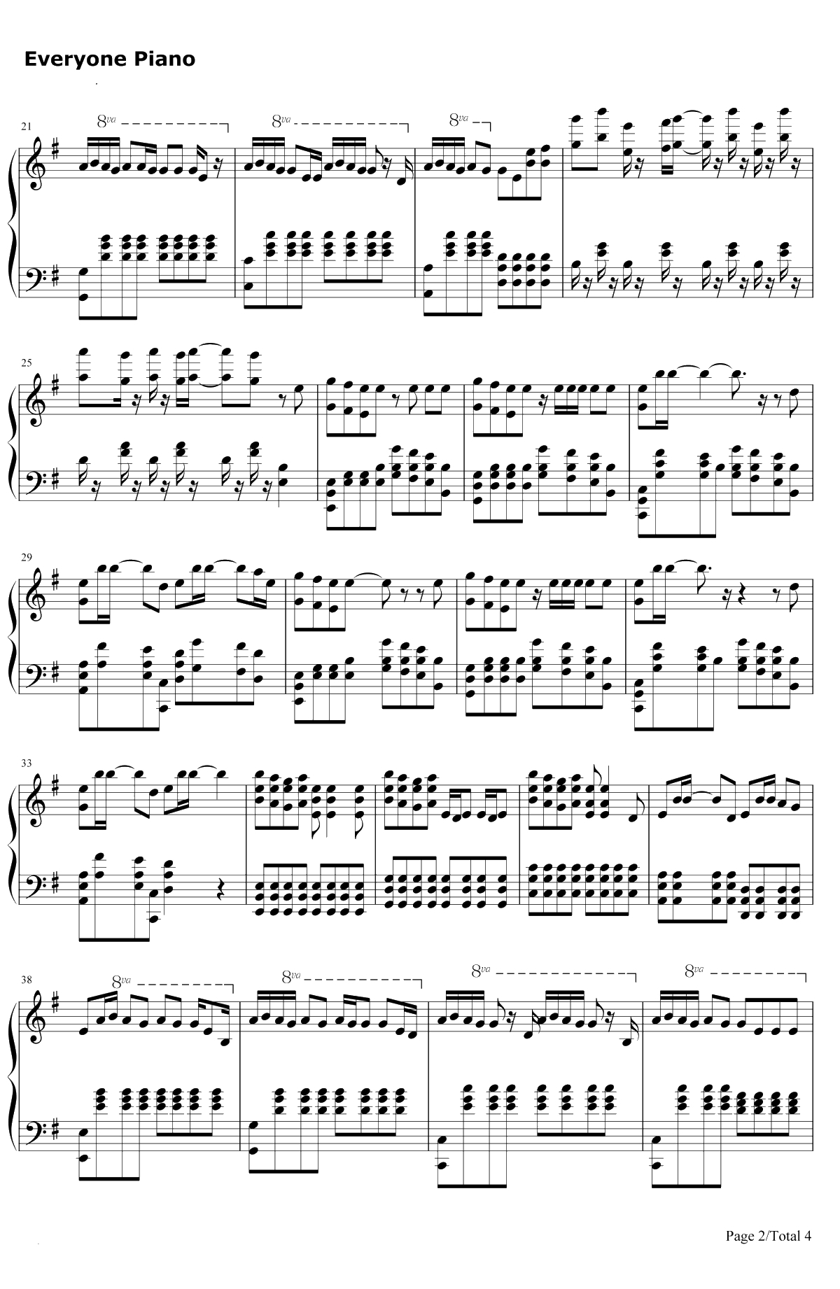 Centuries钢琴谱-FallOutBoy2