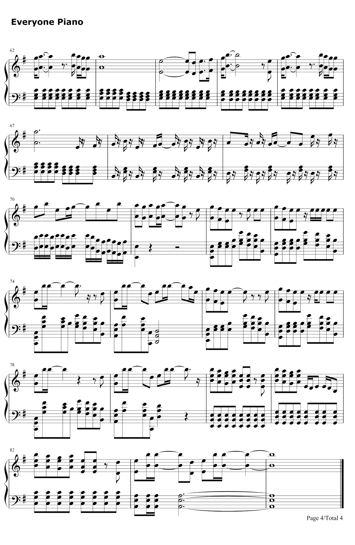 Centuries钢琴谱-FallOutBoy4