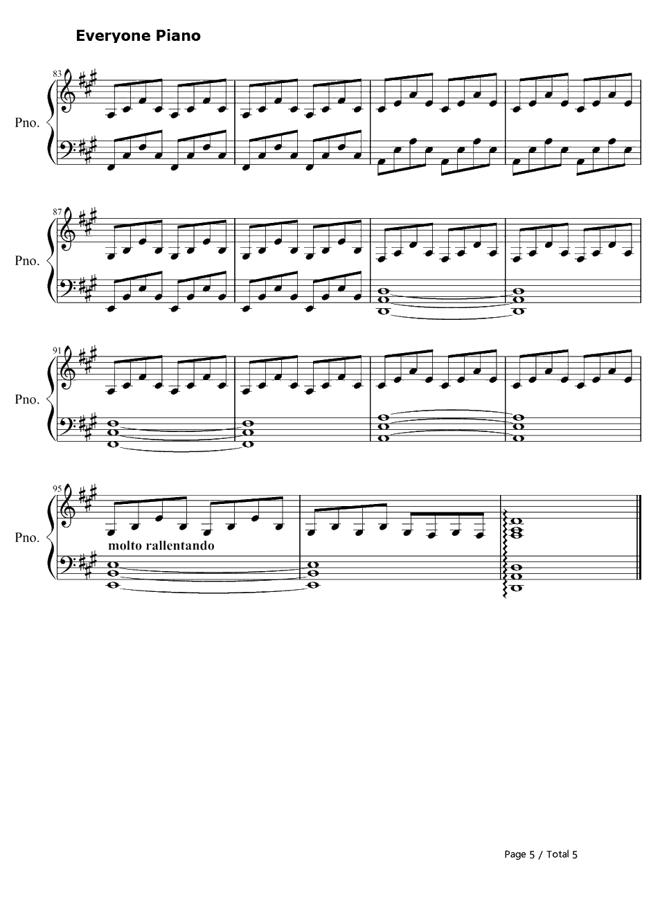 Cinema钢琴谱-BennyBenassifeat.GaryGo-SkrillexRemix5