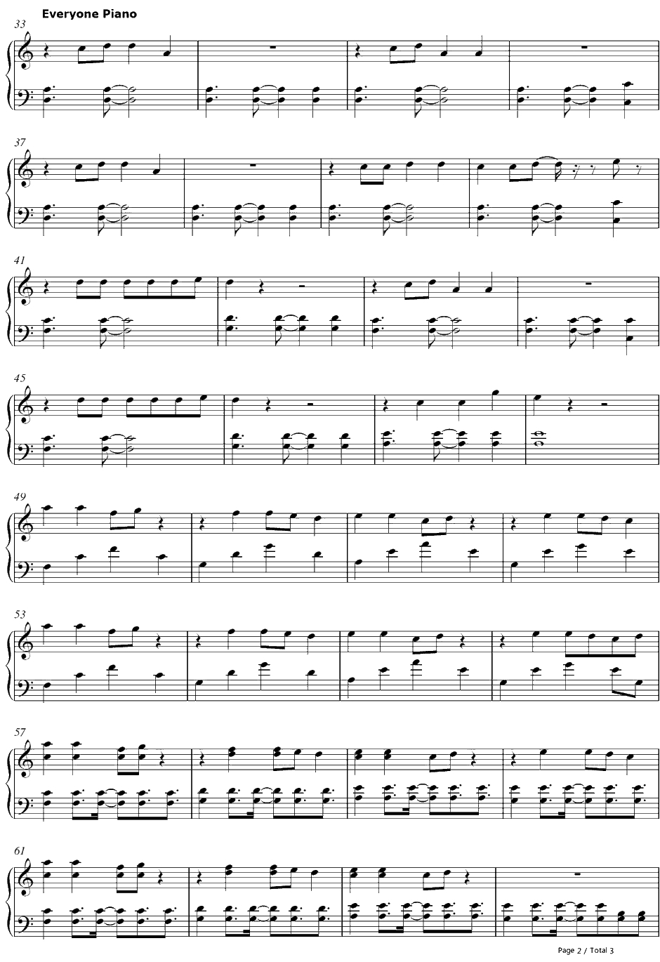 I Follow Rivers钢琴谱-LykkeLi2