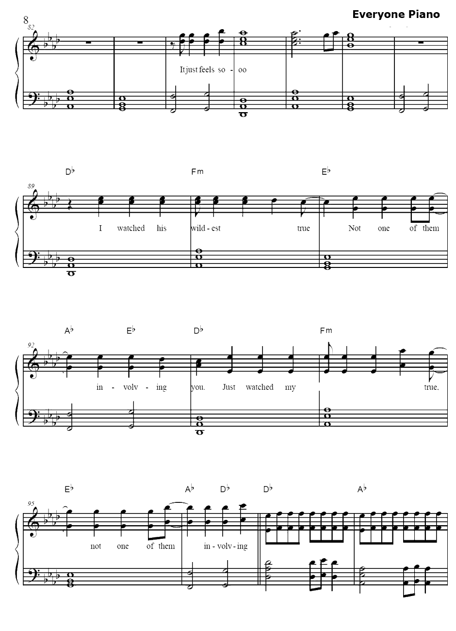 Misery Business钢琴谱-Paramore8