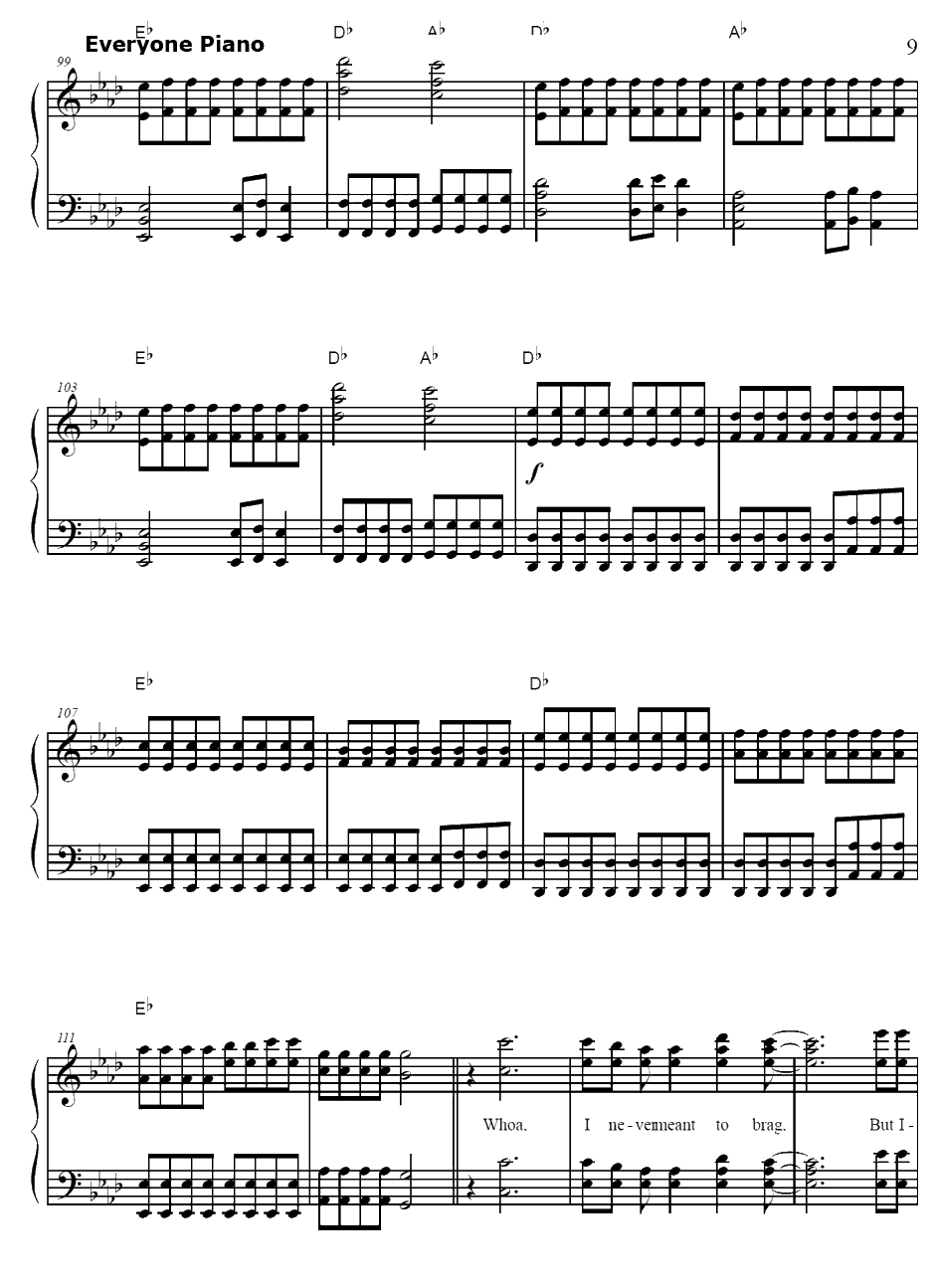 Misery Business钢琴谱-Paramore9