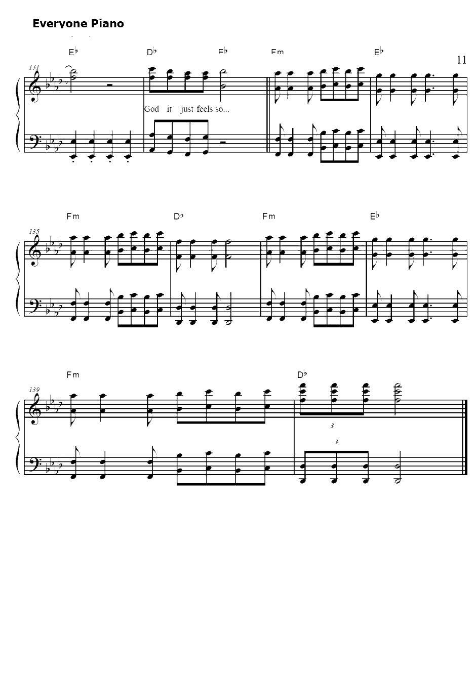 Misery Business钢琴谱-Paramore11