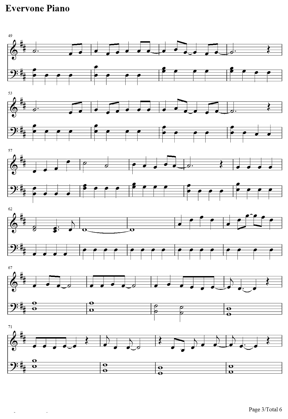 Memories钢琴谱-大槻真希-海贼王ED13