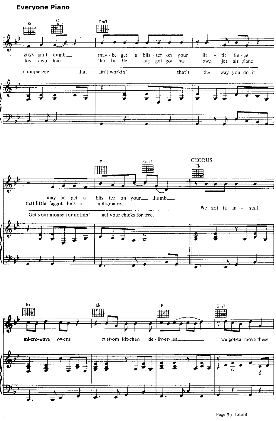 Money for Nothing钢琴谱-DireStraits3