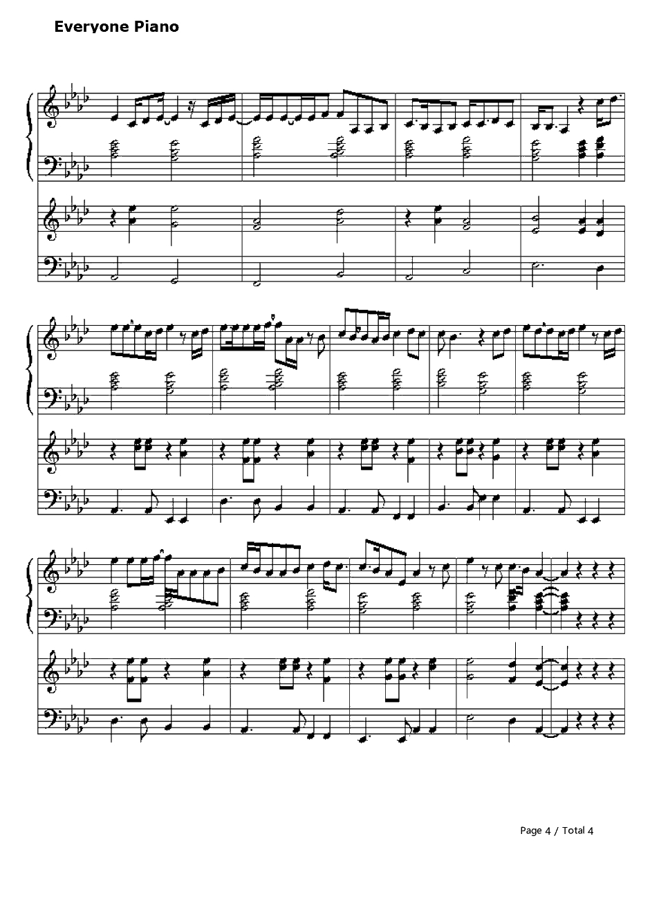 Father and Son钢琴谱-CatStevens4