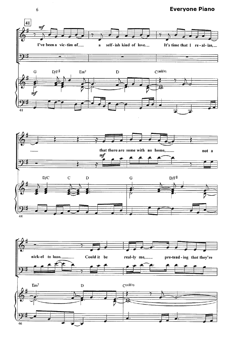 Manin the Mirror钢琴谱-MichaelJackson6