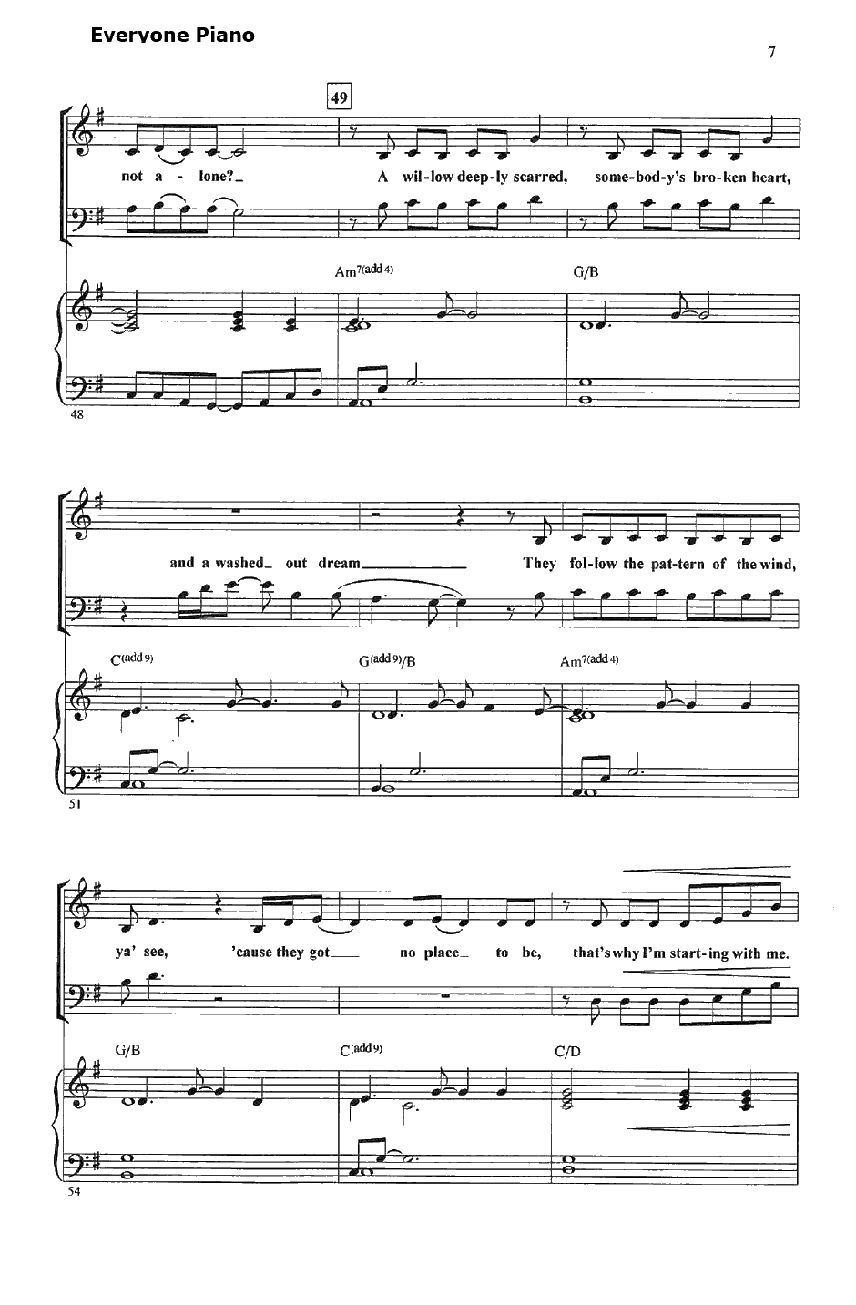 Manin the Mirror钢琴谱-MichaelJackson7