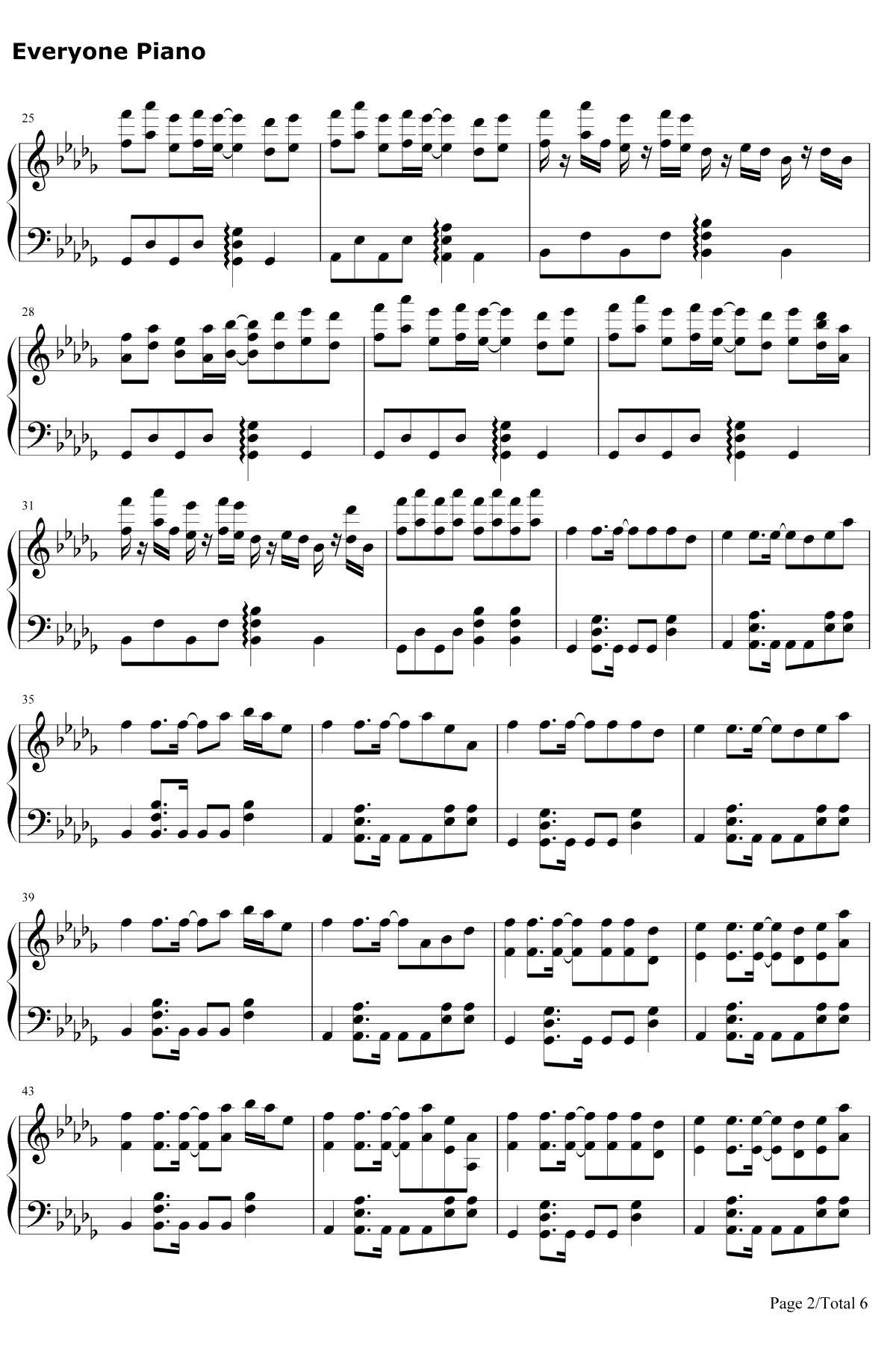 China钢琴谱-徐梦圆2