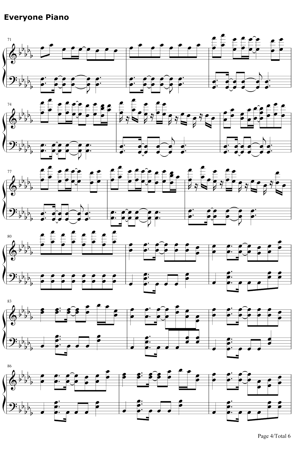 China钢琴谱-徐梦圆4