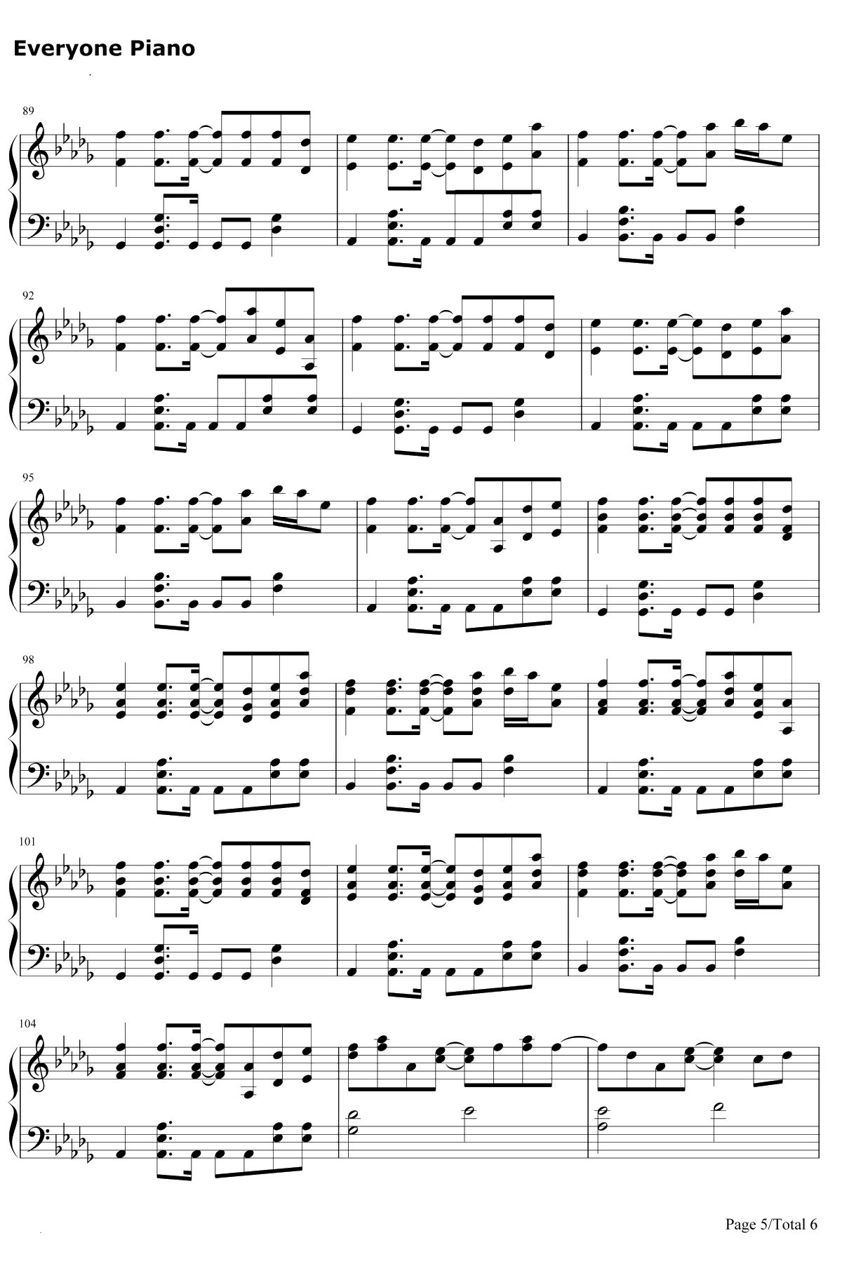 China钢琴谱-徐梦圆5