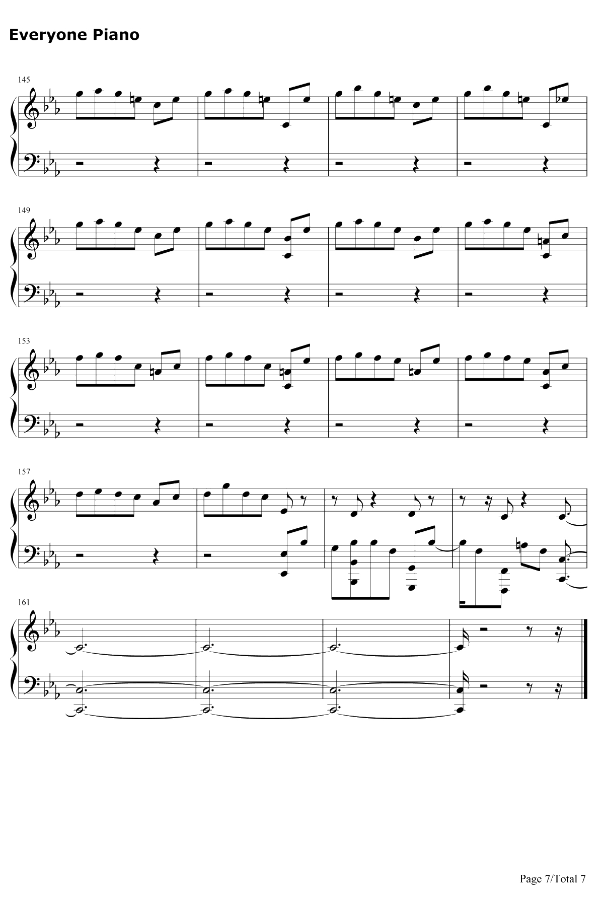 One Strange Rock钢琴谱-Zedd7