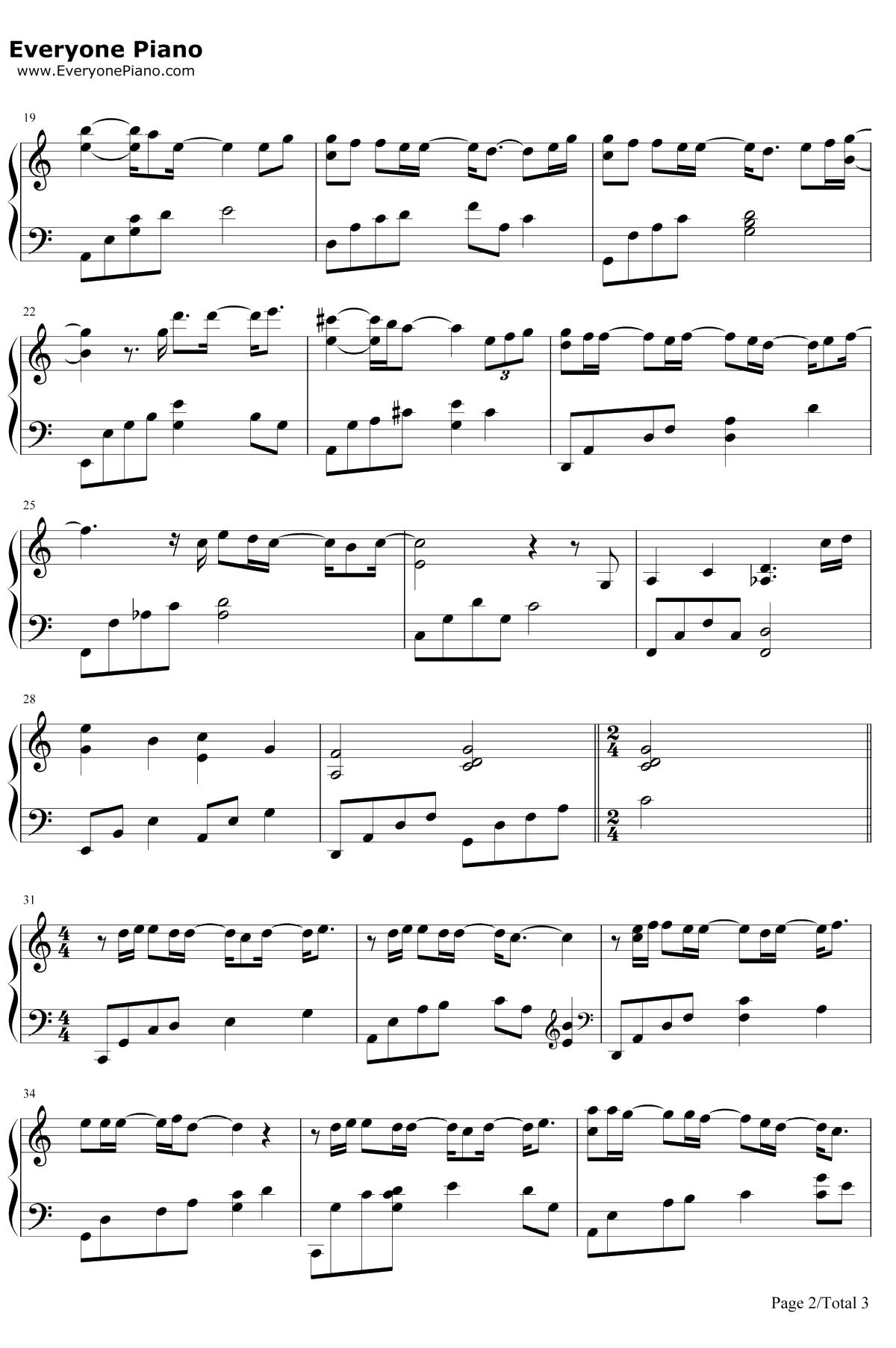 聆听你的话 钢琴谱-尹美莱2