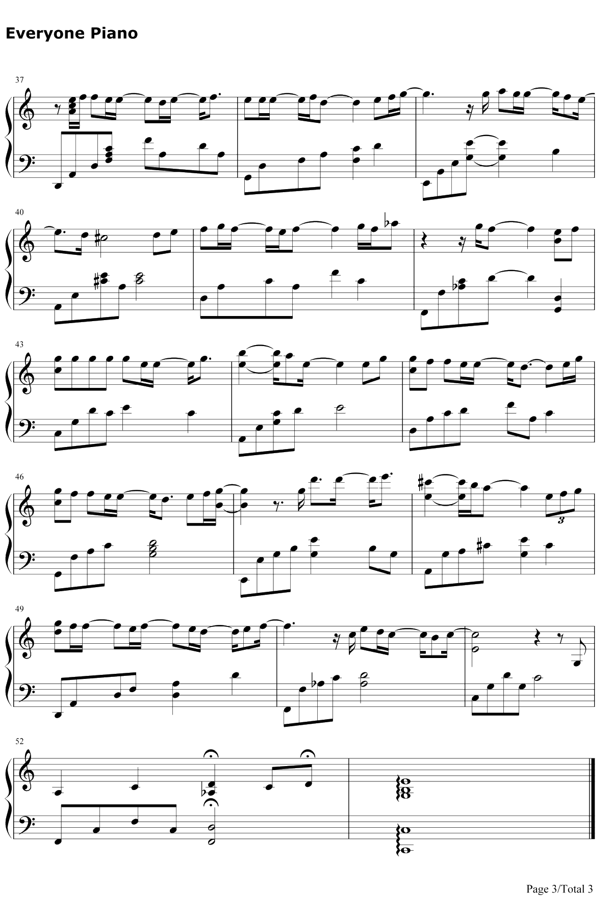 聆听你的话 钢琴谱-尹美莱3