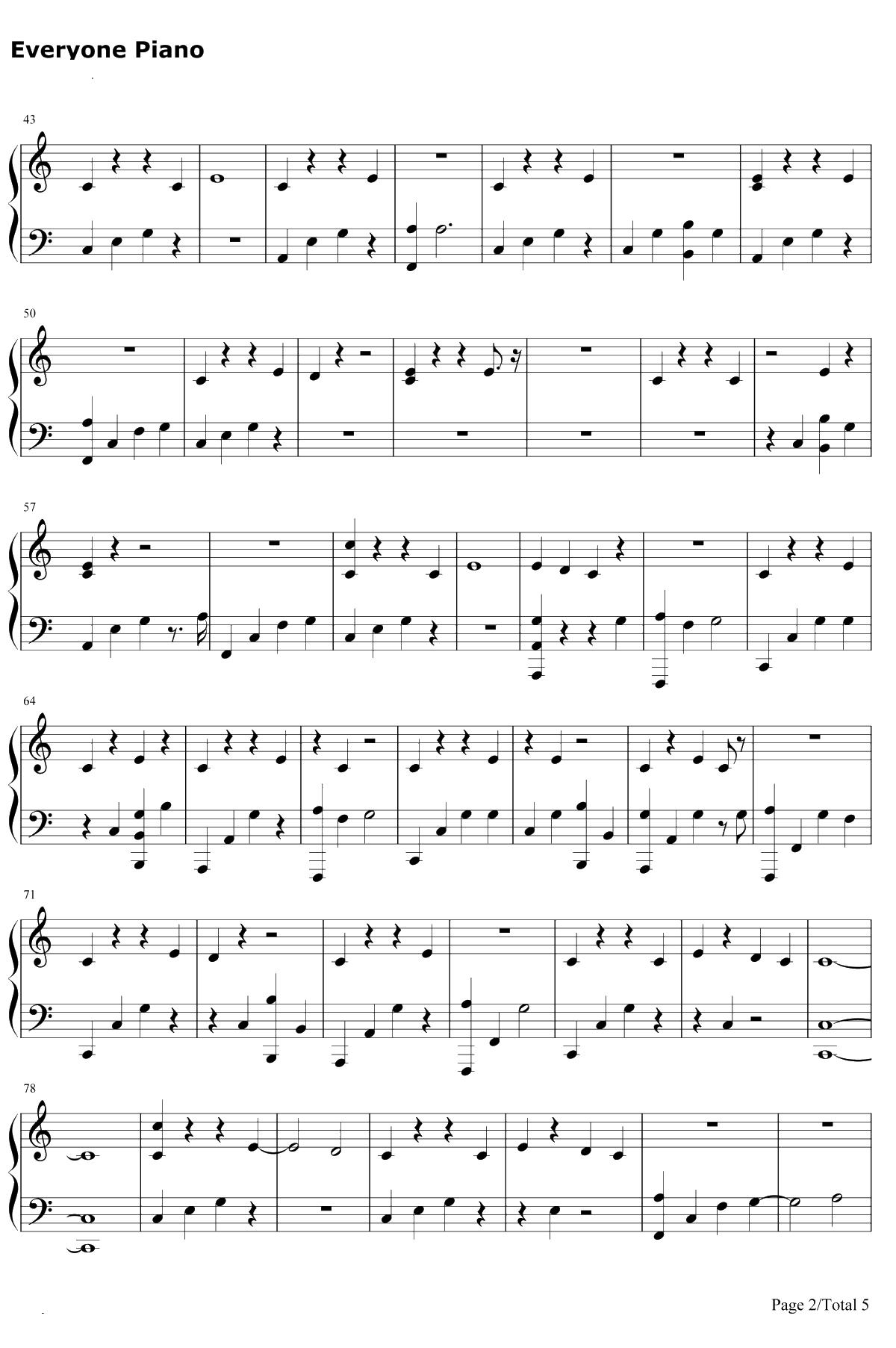 Remind Me To Forget钢琴谱-Kygo / Miguel2