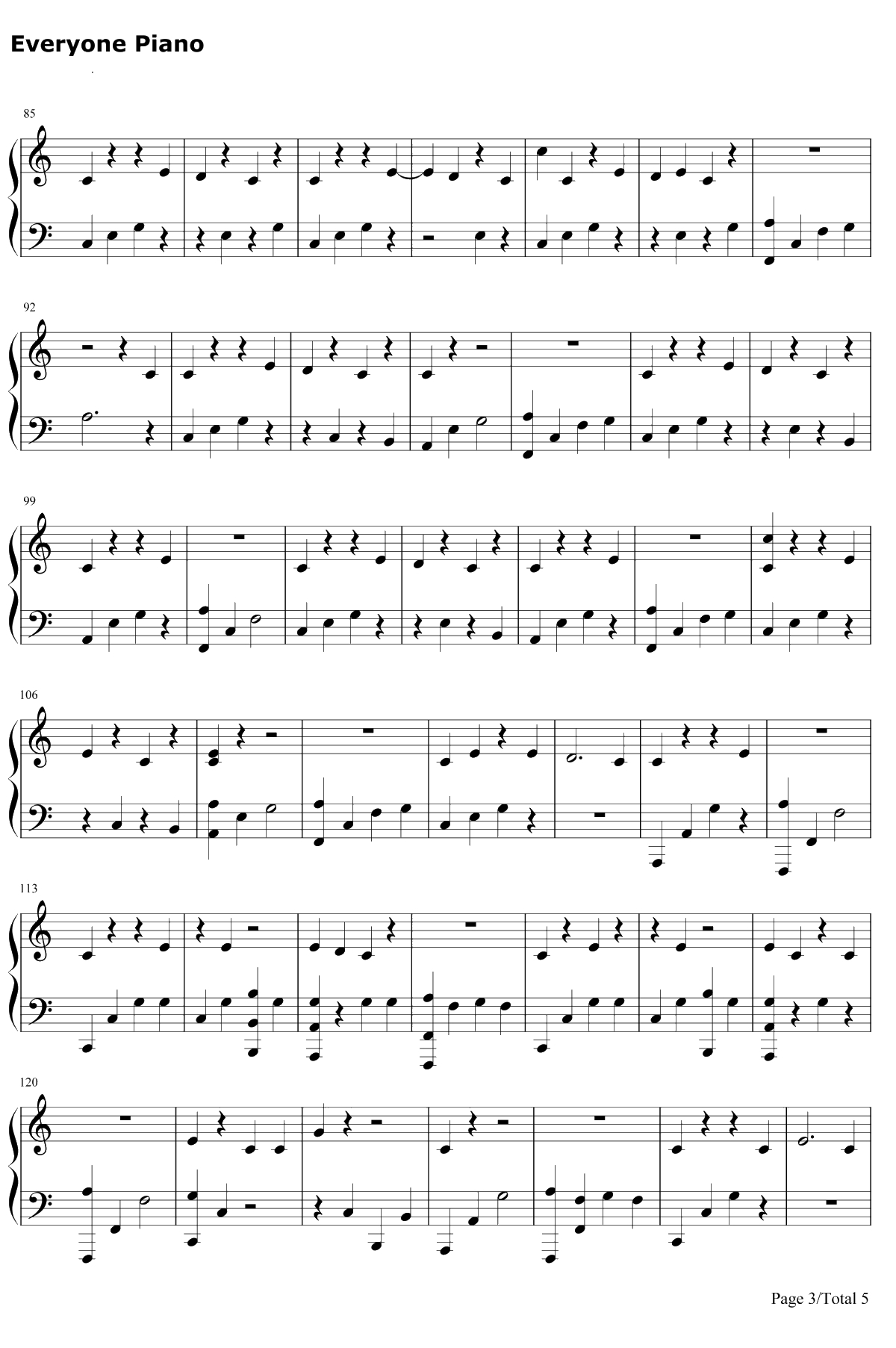 Remind Me To Forget钢琴谱-Kygo / Miguel3