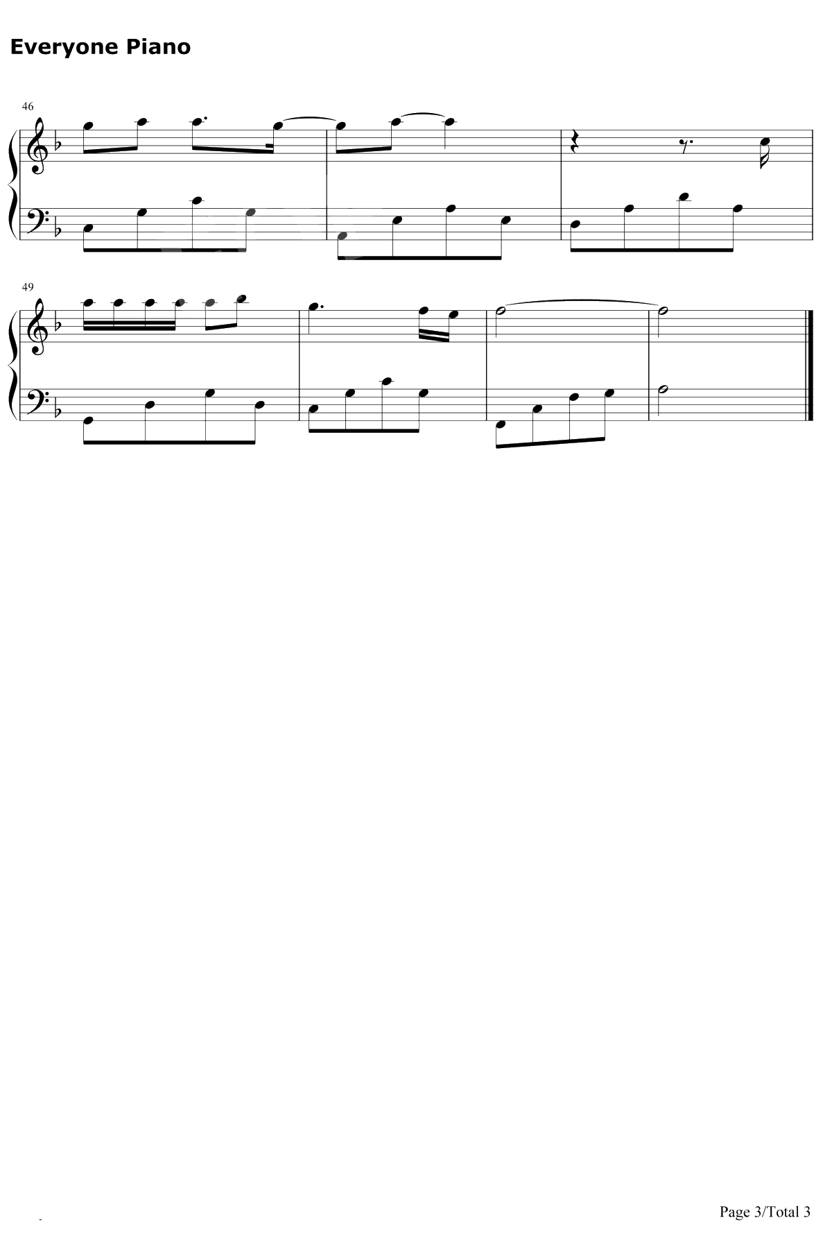 输了你赢了世界又如何钢琴谱-黄丽玲3