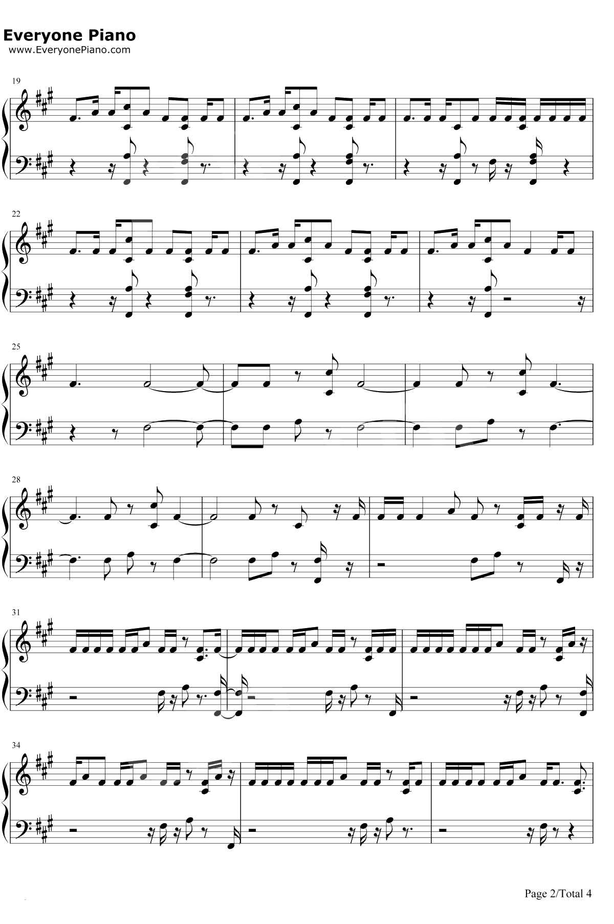 Barbie Tingz钢琴谱-Nicki Minaj2