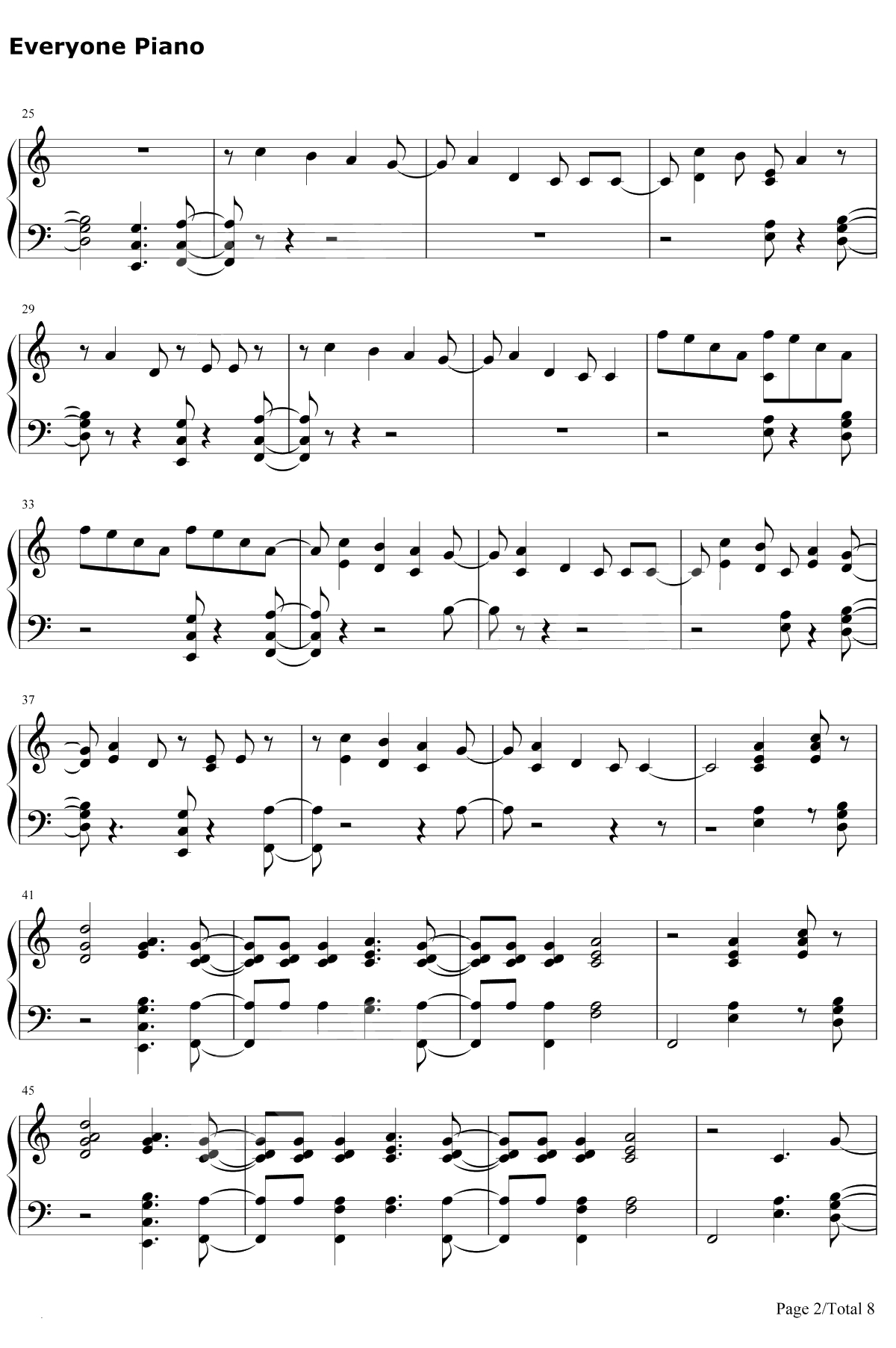 Don't Go Breaking My Heart钢琴谱-Backstreet Boys2