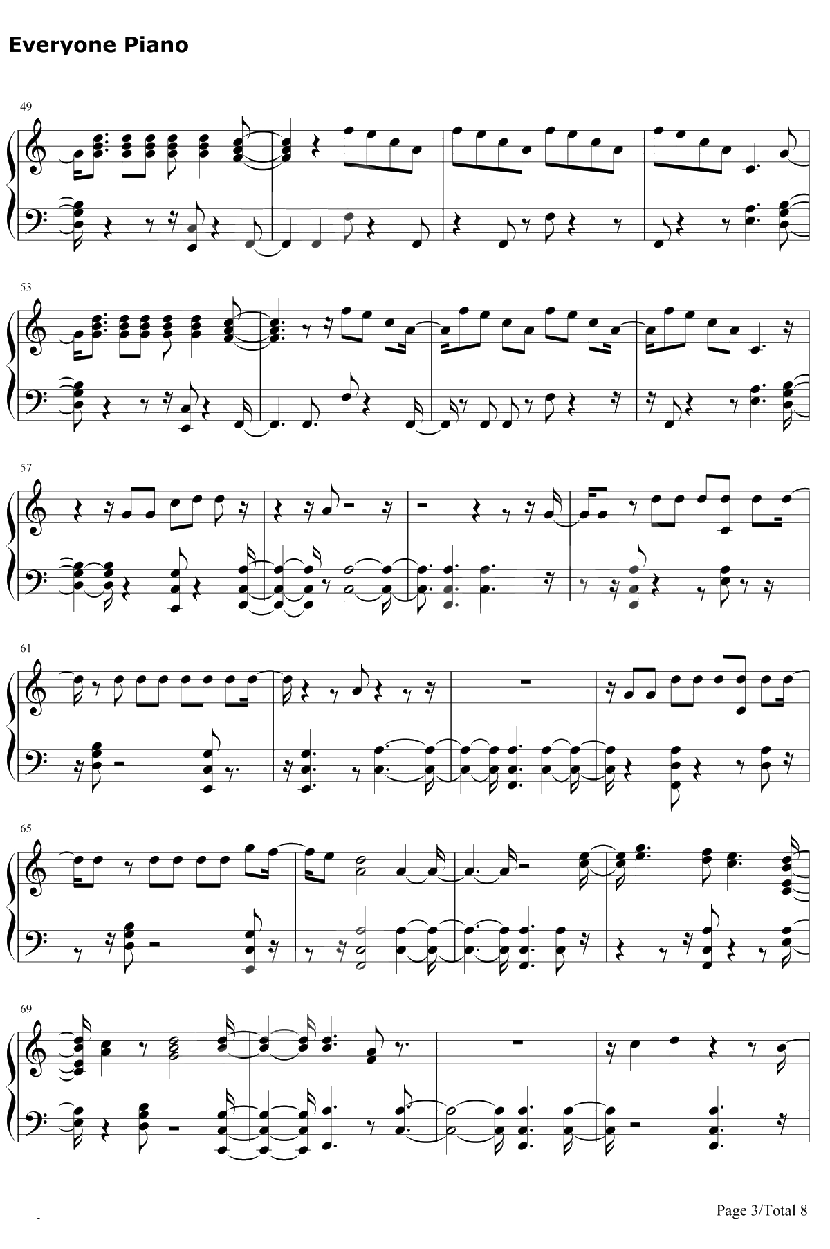 Don't Go Breaking My Heart钢琴谱-Backstreet Boys3