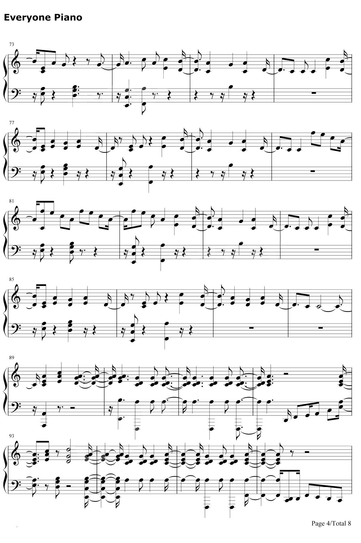 Don't Go Breaking My Heart钢琴谱-Backstreet Boys4