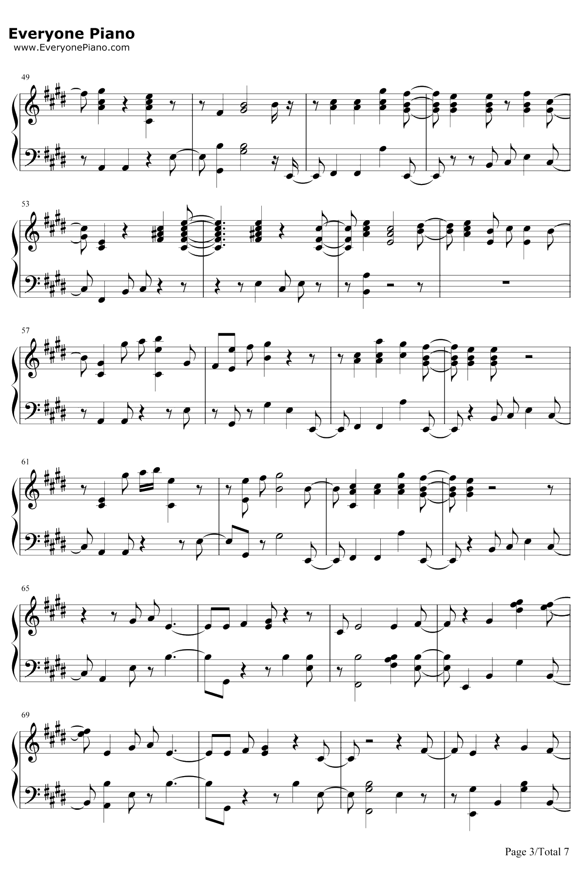 Change钢琴谱-Charlie Puth / James Taylor3