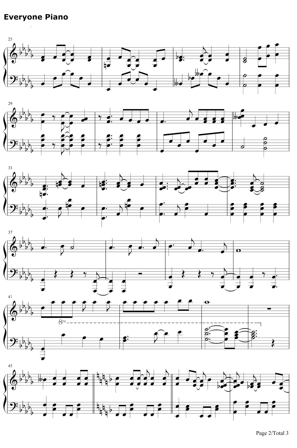 アップデート钢琴谱-Miwa2