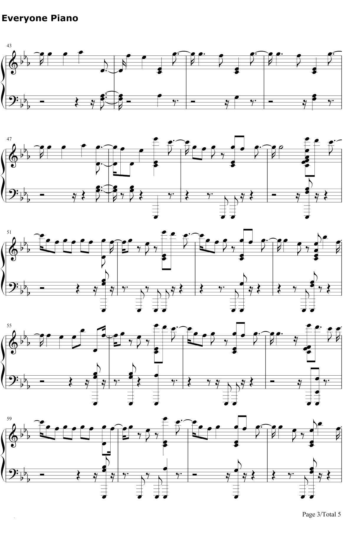 Sad钢琴谱-XXXTentacion3