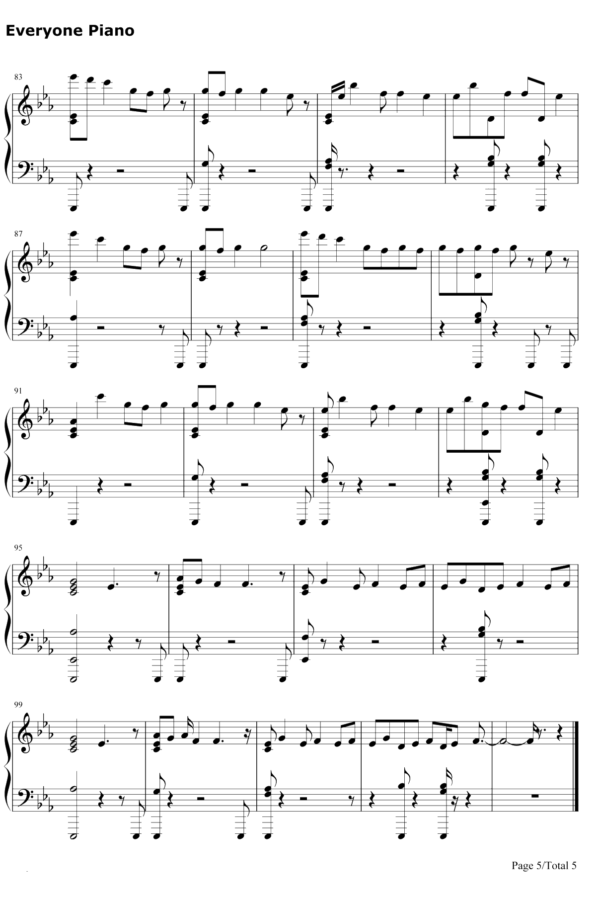 Sad钢琴谱-XXXTentacion5