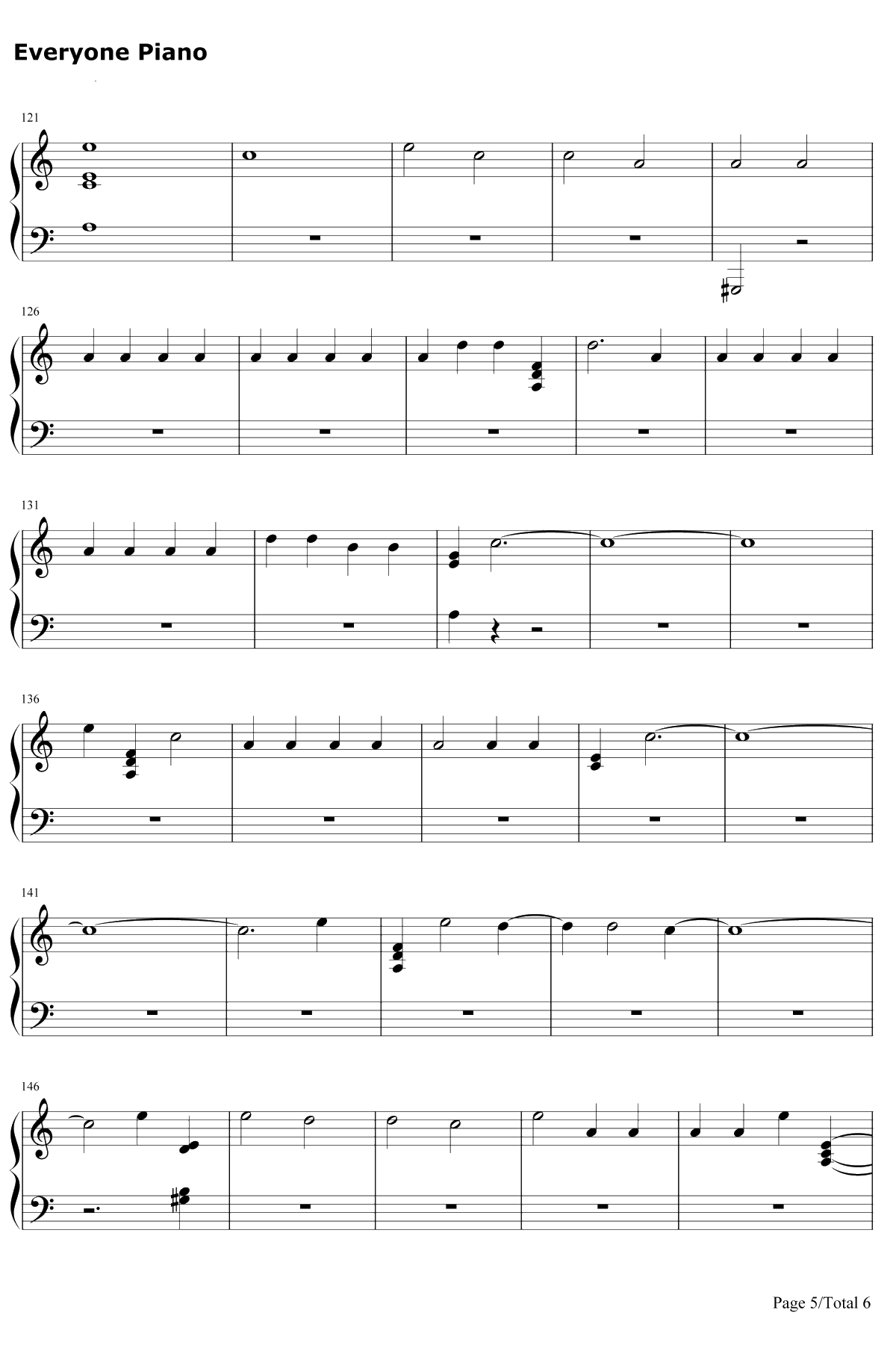 Corazón钢琴谱-Maluma5