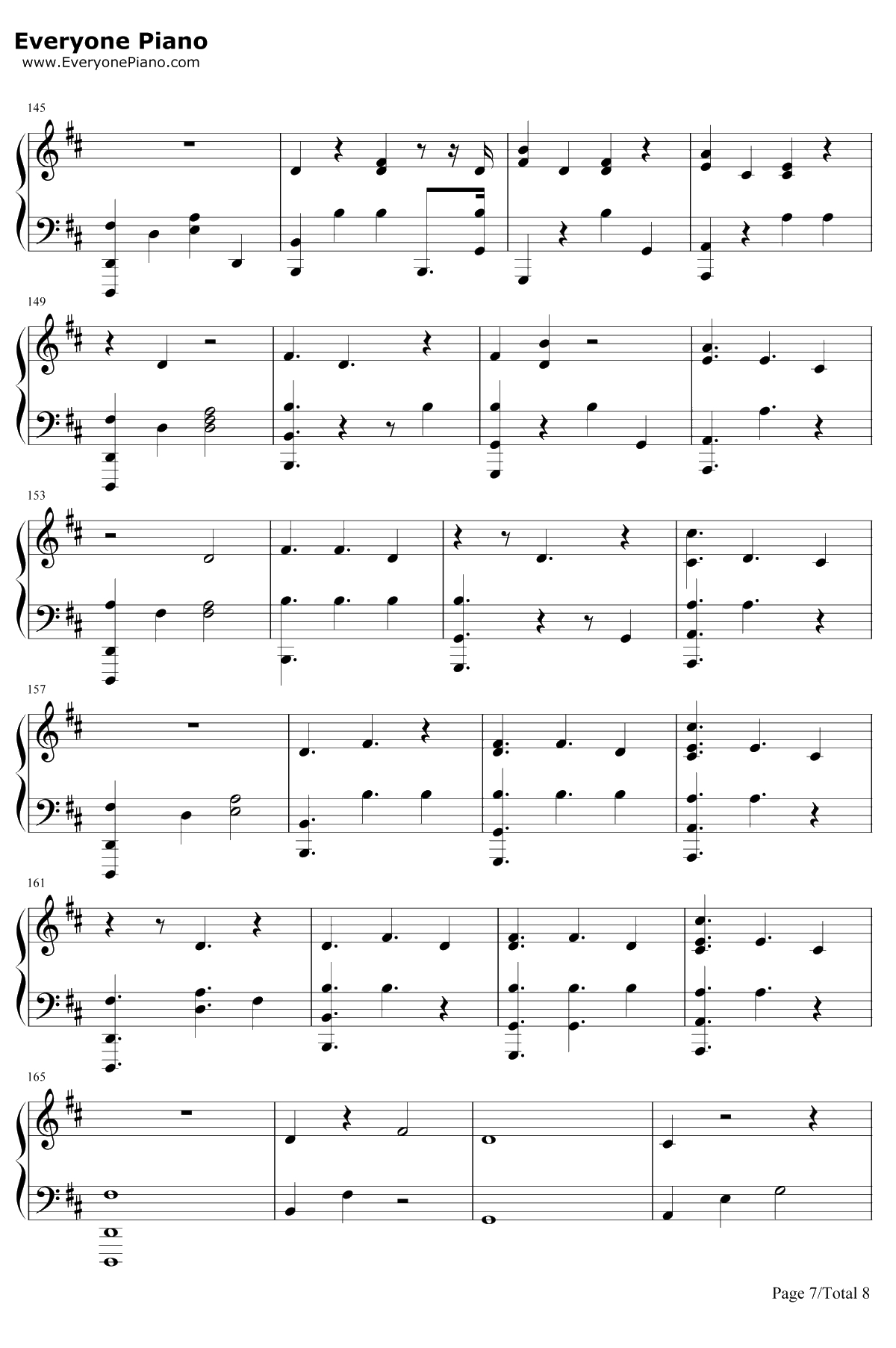 Follow Your Fire钢琴谱-Kodaline7