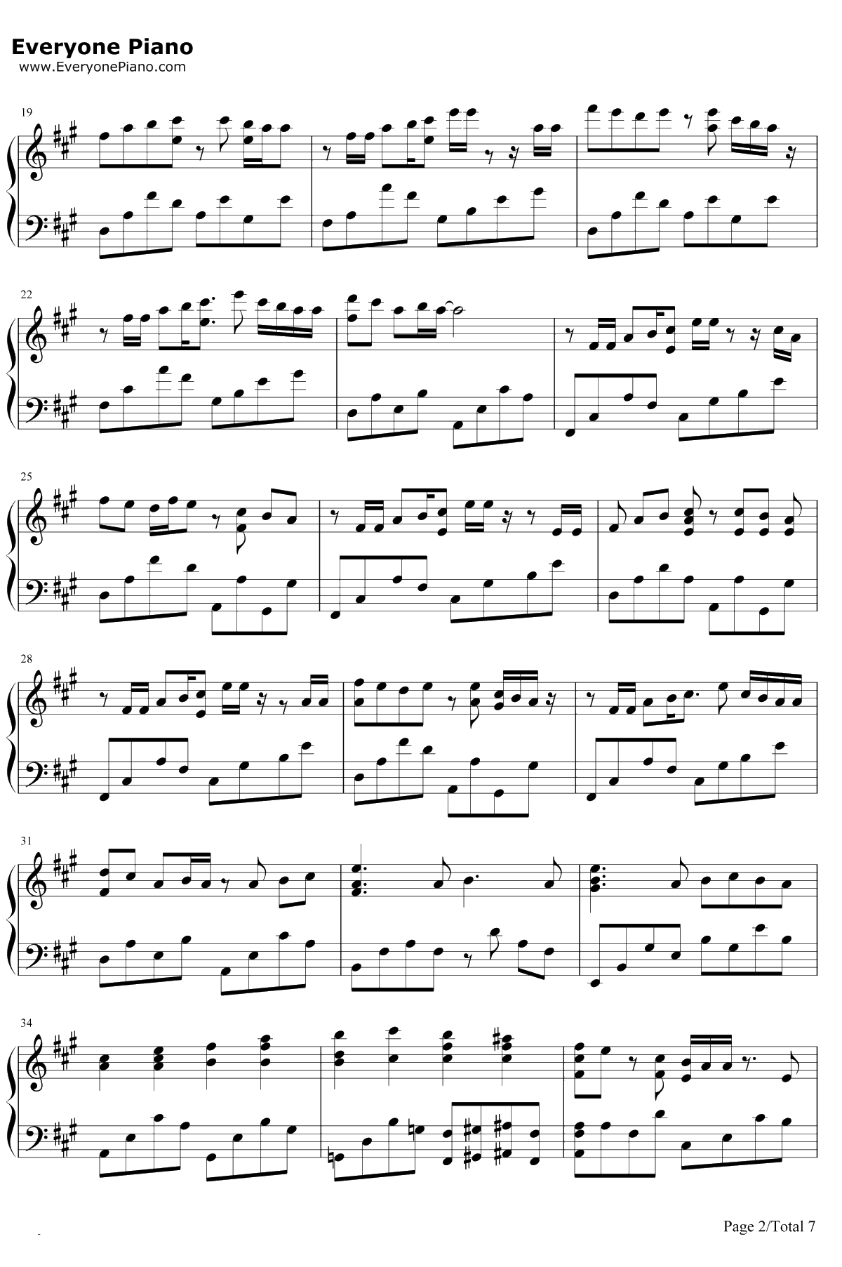 アヤノの幸福理論钢琴谱-Jin2