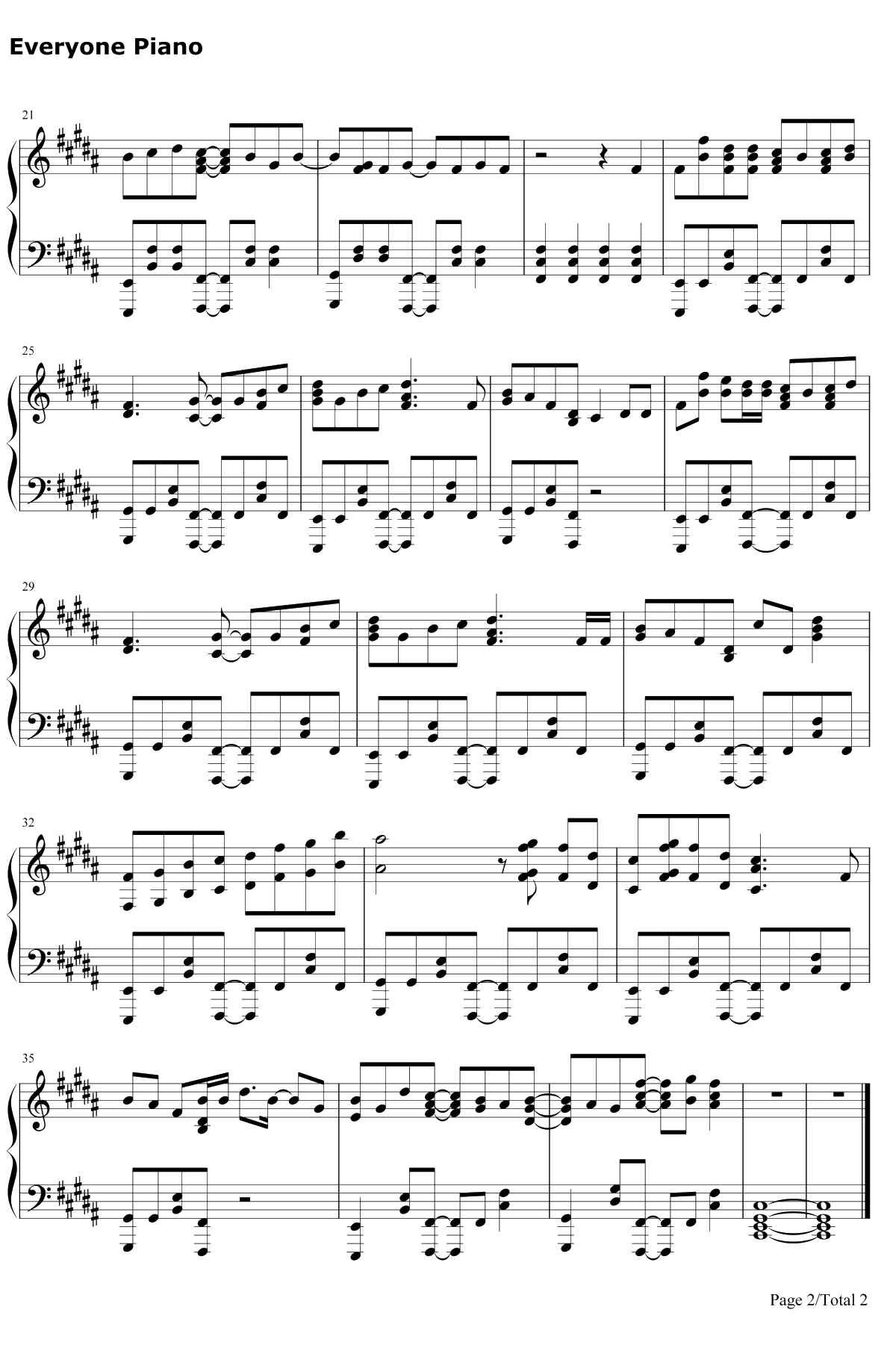 HALF钢琴谱-女王蜂2