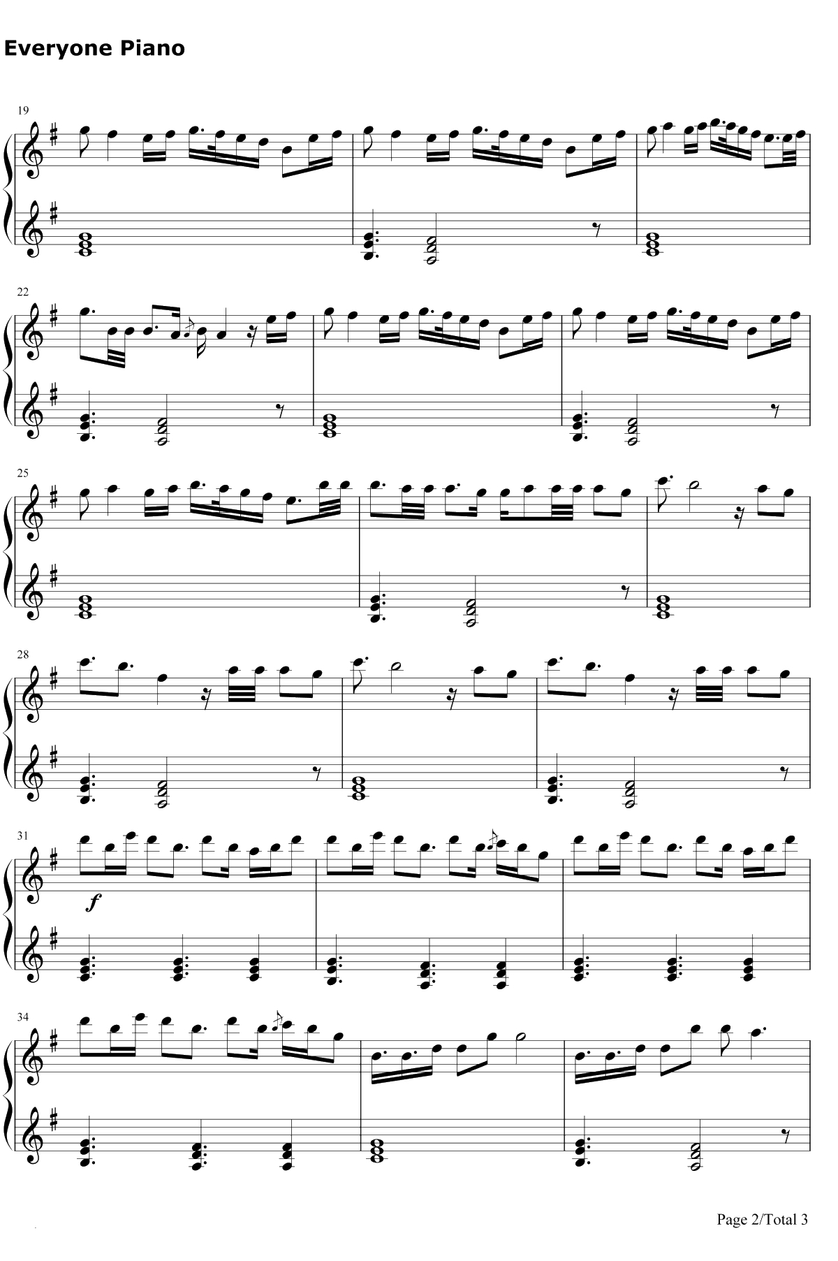 In the Name of Love钢琴谱-Martin Garrix / Bebe Rexha2