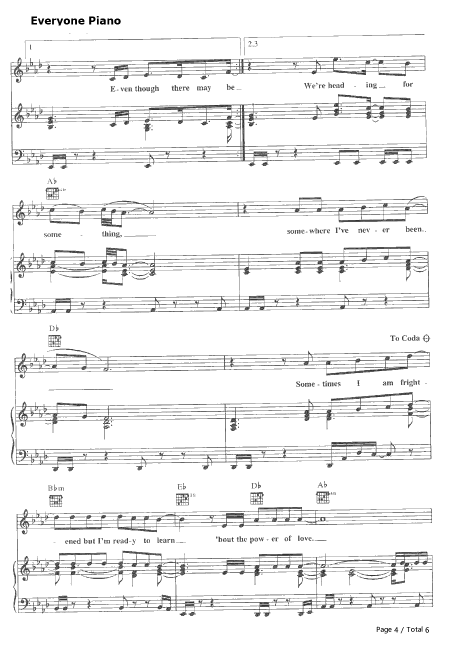 The Powero fLove钢琴谱-CelineDion4