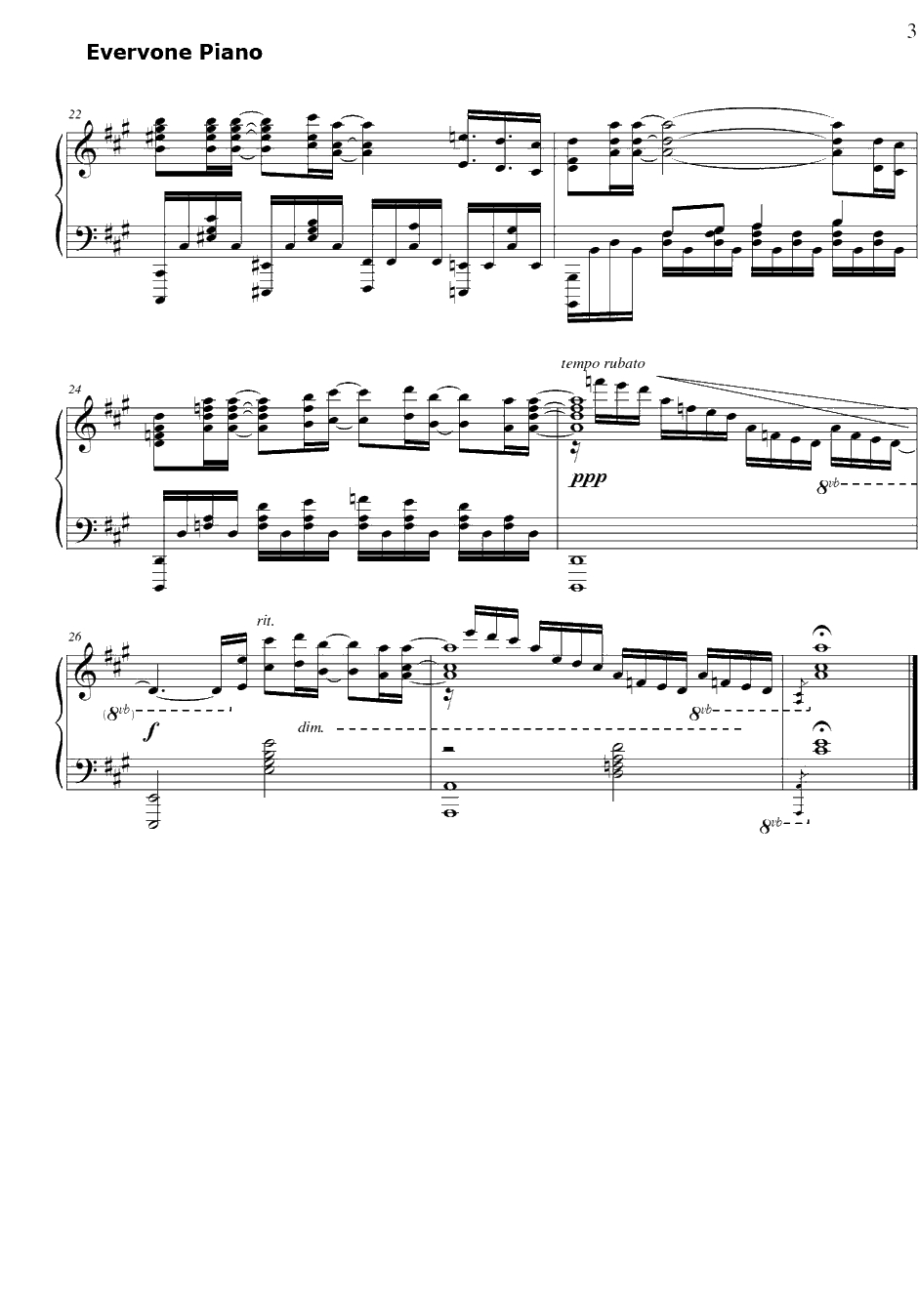 あなたに出会わなければ〜夏雪冬花〜钢琴谱-Aimer-夏雪密会ED3