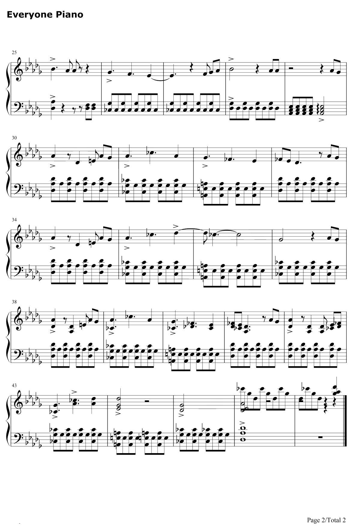 ResuscitatedHope钢琴谱-コミネリサ小峰理纱　-GOSICKED12