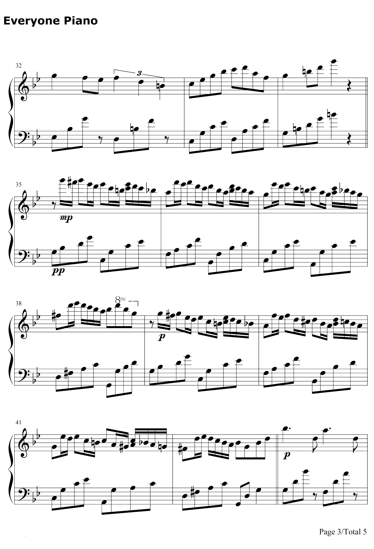 更替的四季钢琴谱-久石让JoeHisaishiHayaoMiyazaki-魔女宅急便主题曲-宫崎骏动画3