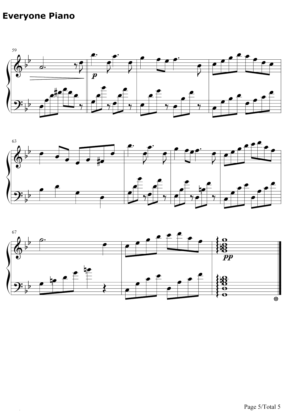 更替的四季钢琴谱-久石让JoeHisaishiHayaoMiyazaki-魔女宅急便主题曲-宫崎骏动画5