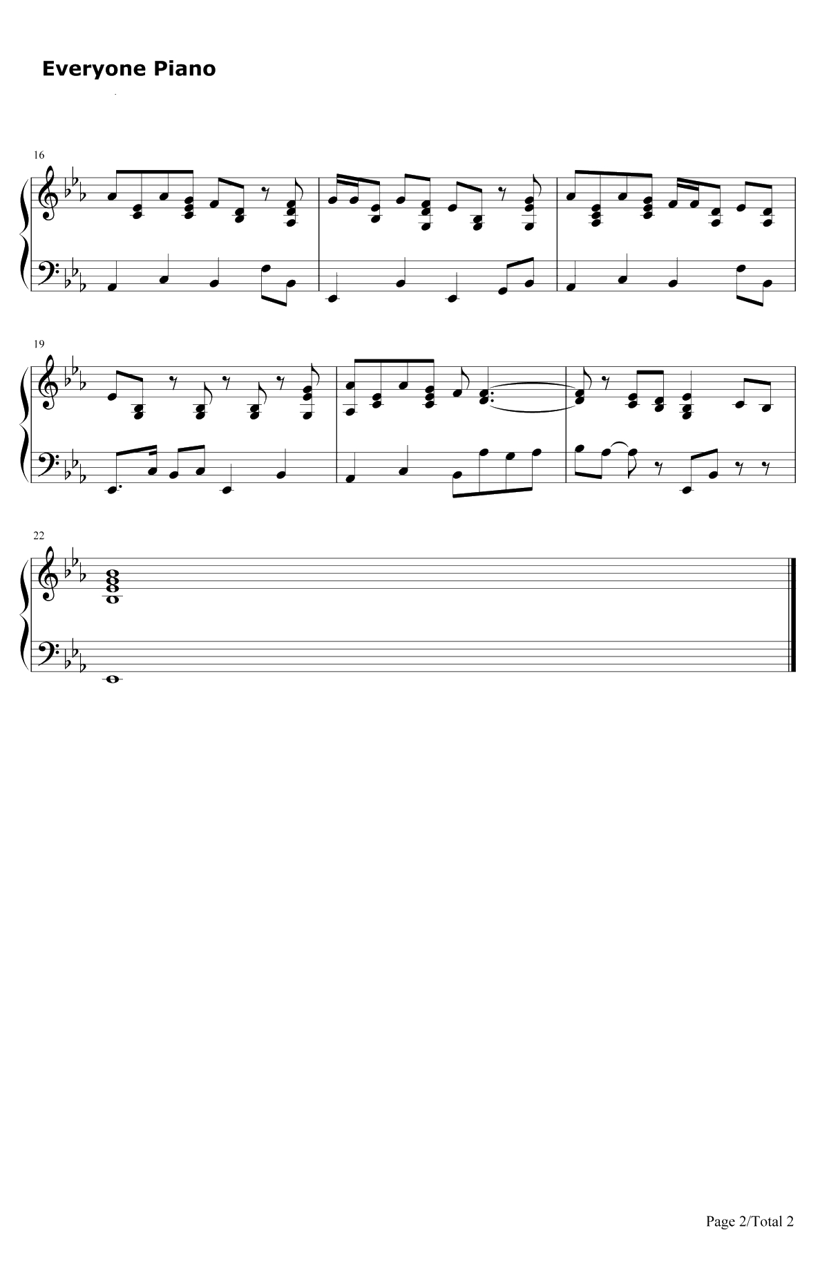 Blowin' in the Wind钢琴谱-BobDylan2