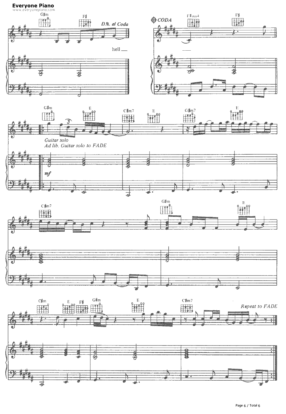 Brothers in Arms钢琴谱-DireStraits6