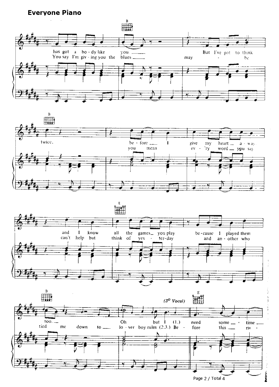 Faith钢琴谱-GeorgeMichael乔治·迈克尔2